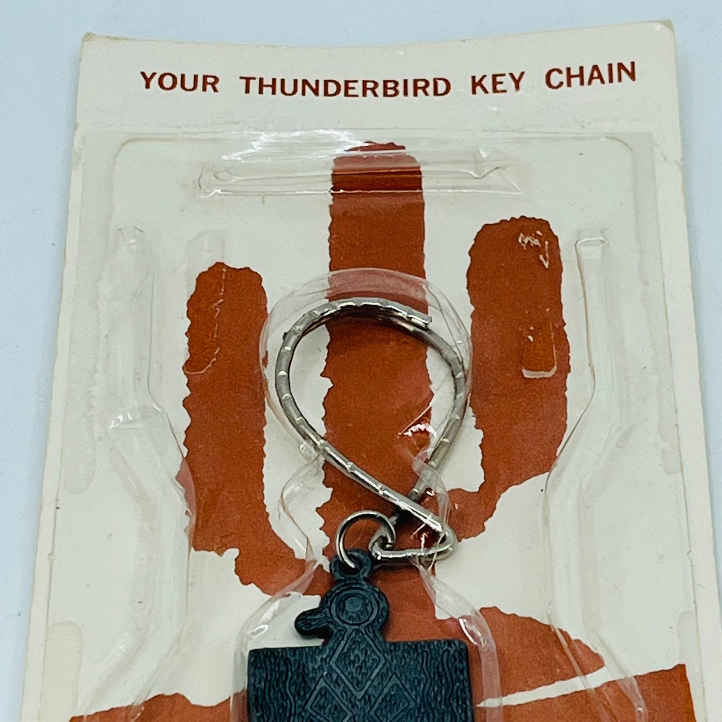 Vintage NOS Southwest Native American Thunderbird Keychain Gallup New Mexico SB1