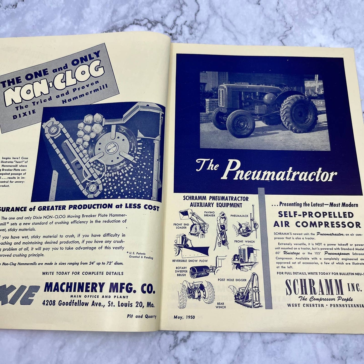 1950 Pit and Quarry Special Magazine Unax Rotary Kilns F.L. Smidth & Co TI6