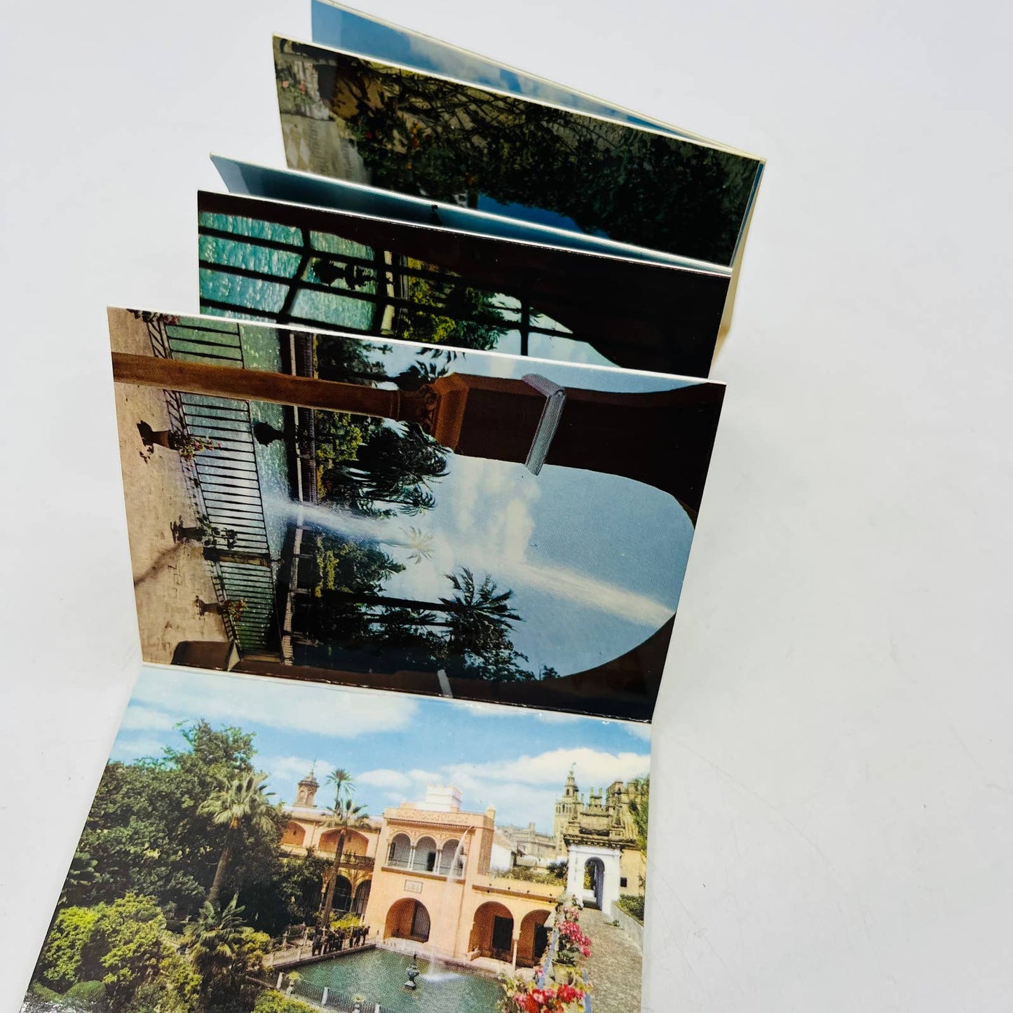 1960s Royal Alcazar of Seville Spain Mini Photo Souvenir Booklet EA1