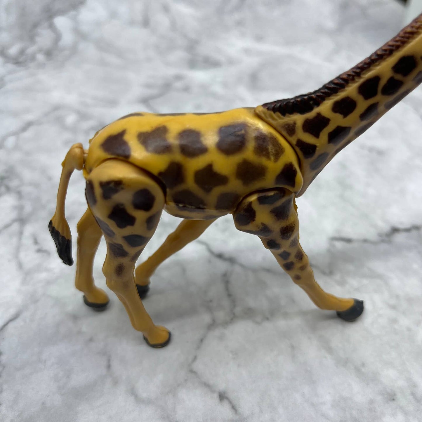 1970s Vintage Hard Plastic Articulated Giraffe Hong Kong 4x5” SE6