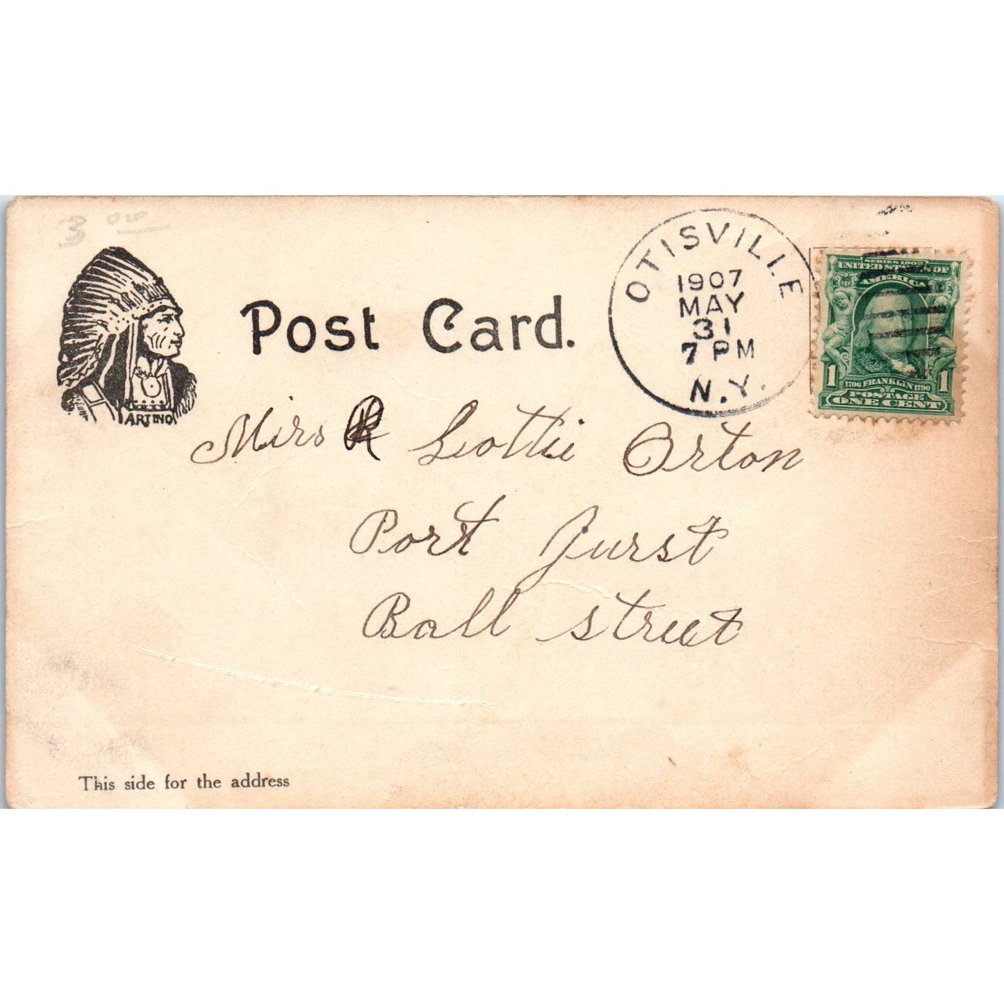 In The Shade of the Old Apple Tree 1907 - Original Postcard TJ7-RP1