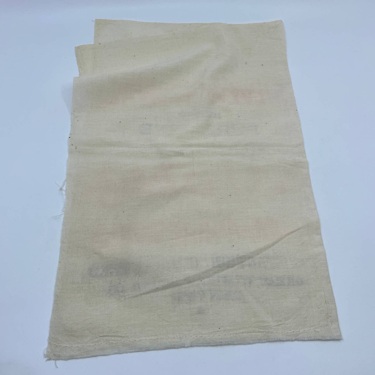 Vintage Sugar Sack - Silver Crystal Great Western Sugar Co Denver 15" TF5-3