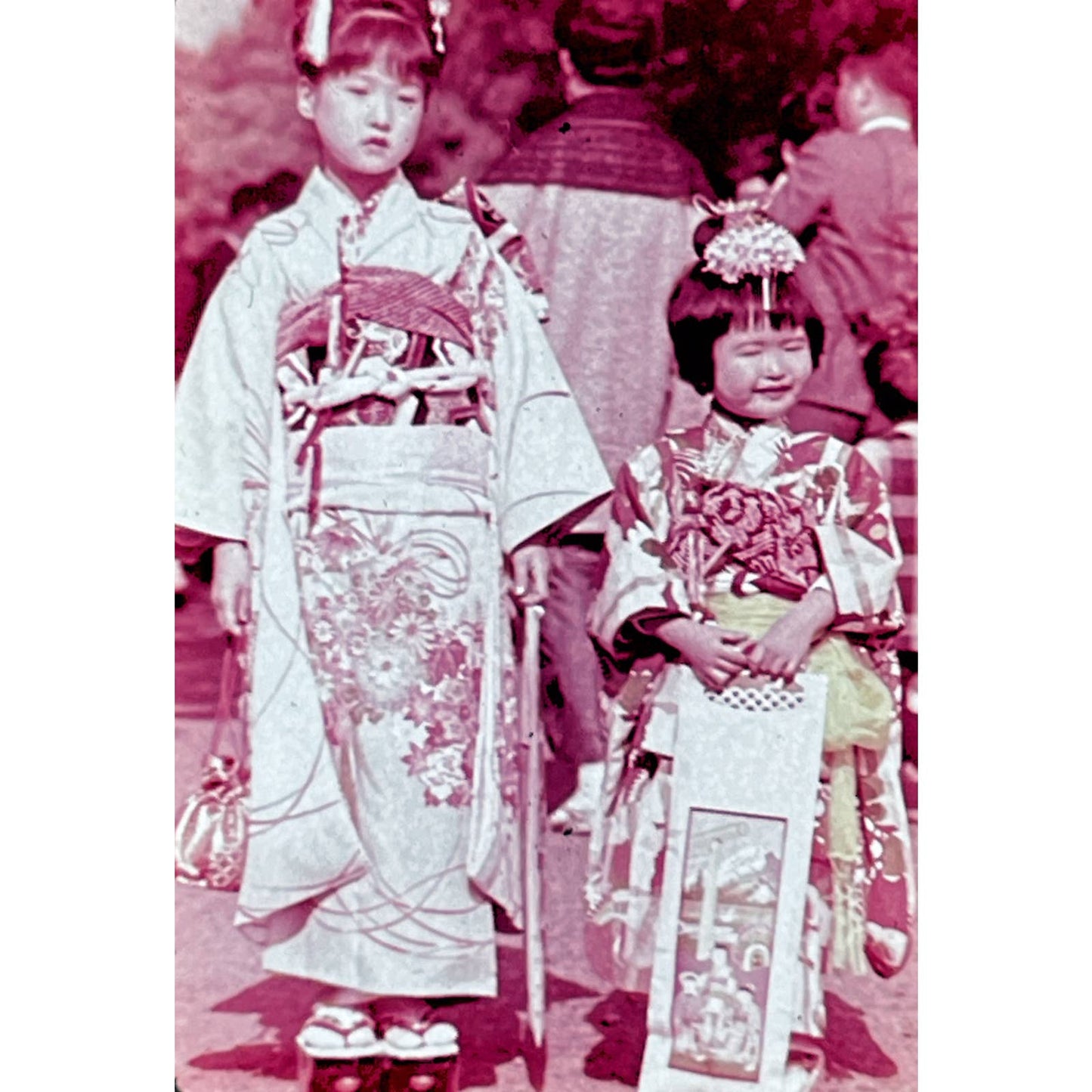 1960s Beautiful Kimono Japan Set of 10 2x2 Slides TK2-S3-5