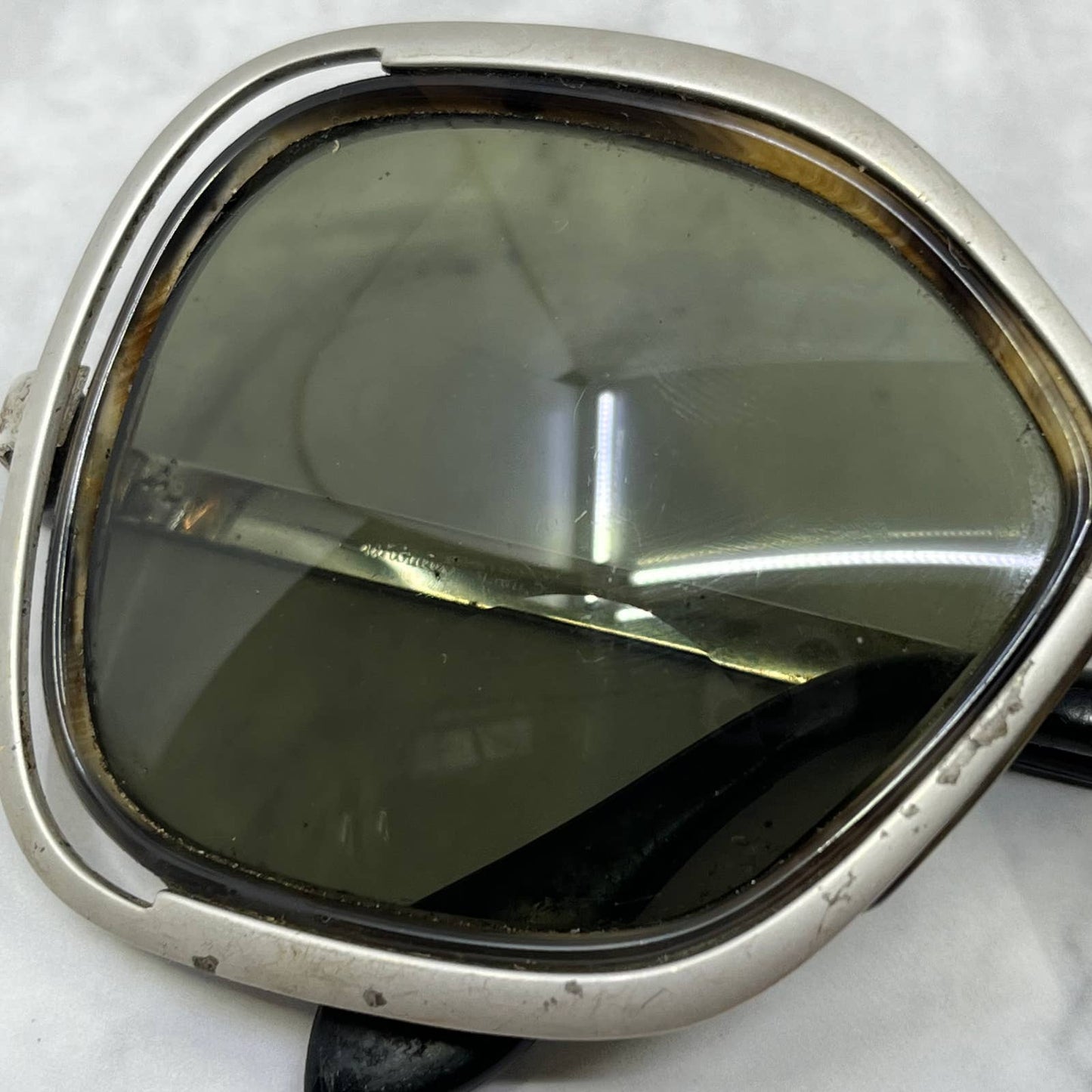 Silhouette 1978 Tortoise Shell Cut Out Eye Sun Glasses Frames Mod 500 5.25” TA9