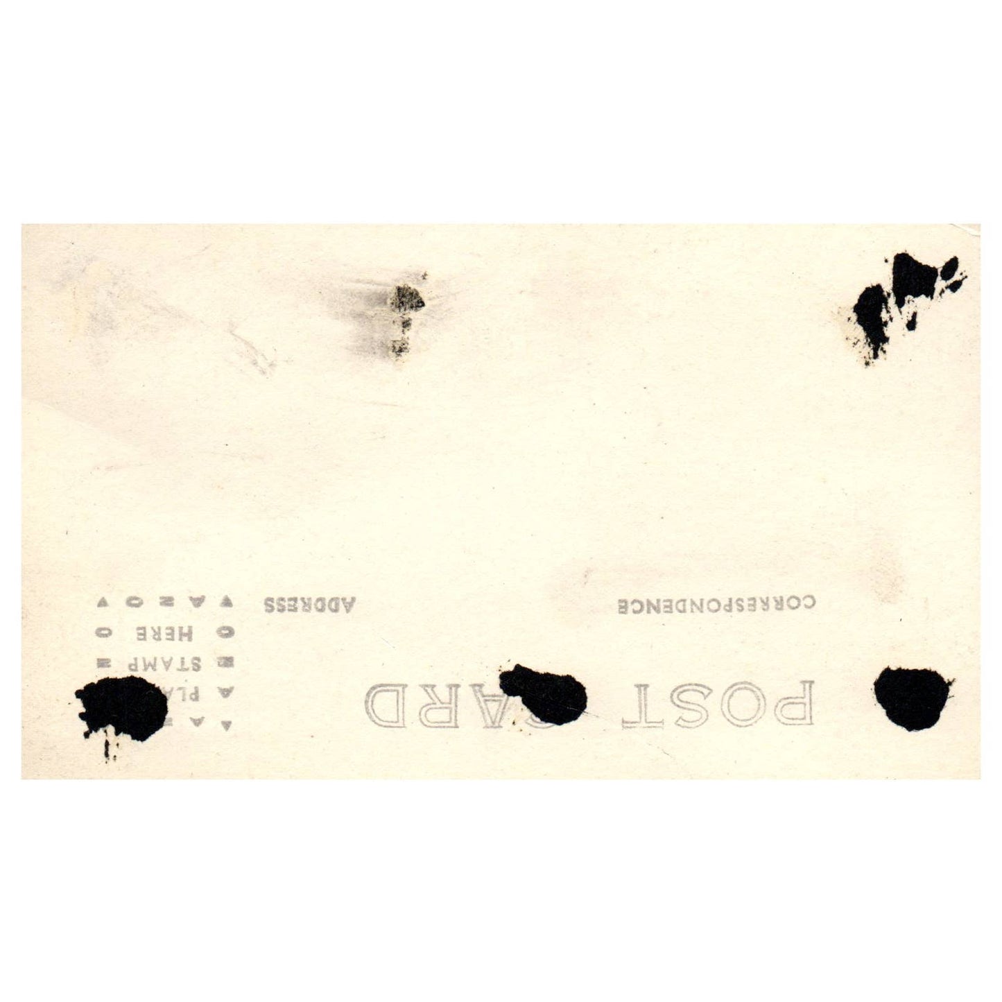 WWI Battleship Scene - Rough Seas in the Pacific - Original Postcard RPPC TJ8-4