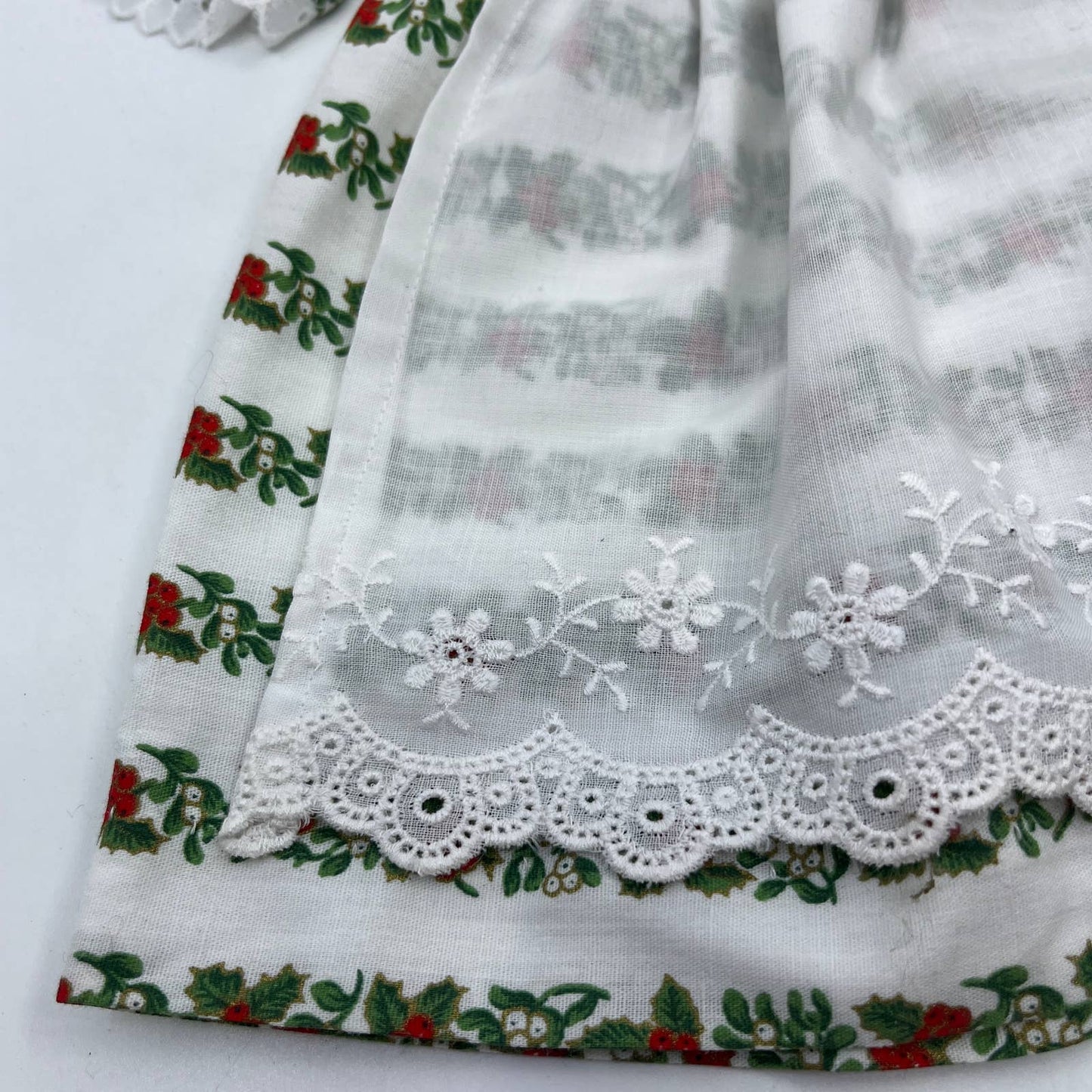 Vintage Handmade Christmas Dress for American Girl Doll TH8
