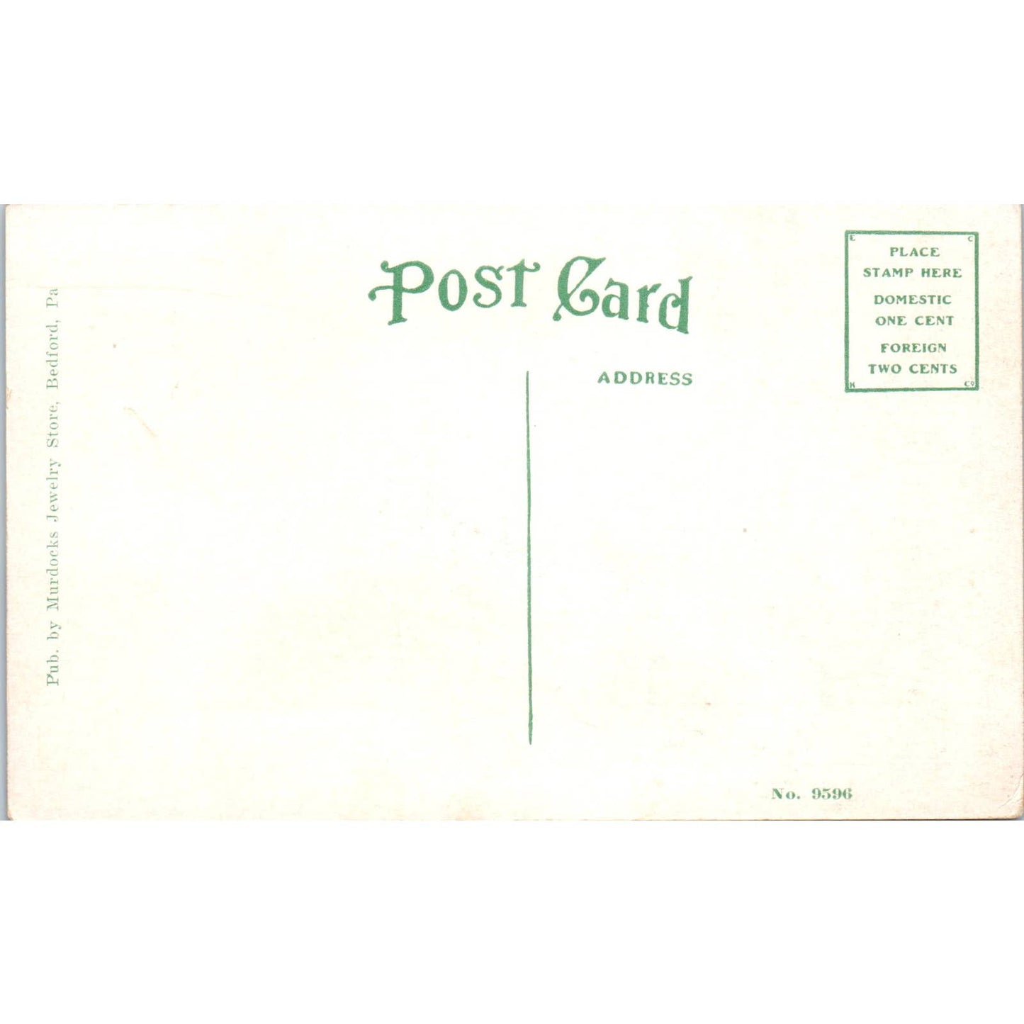 Antique Postcard Grand View - Top of Allegheny Mountains PA TD8-P2