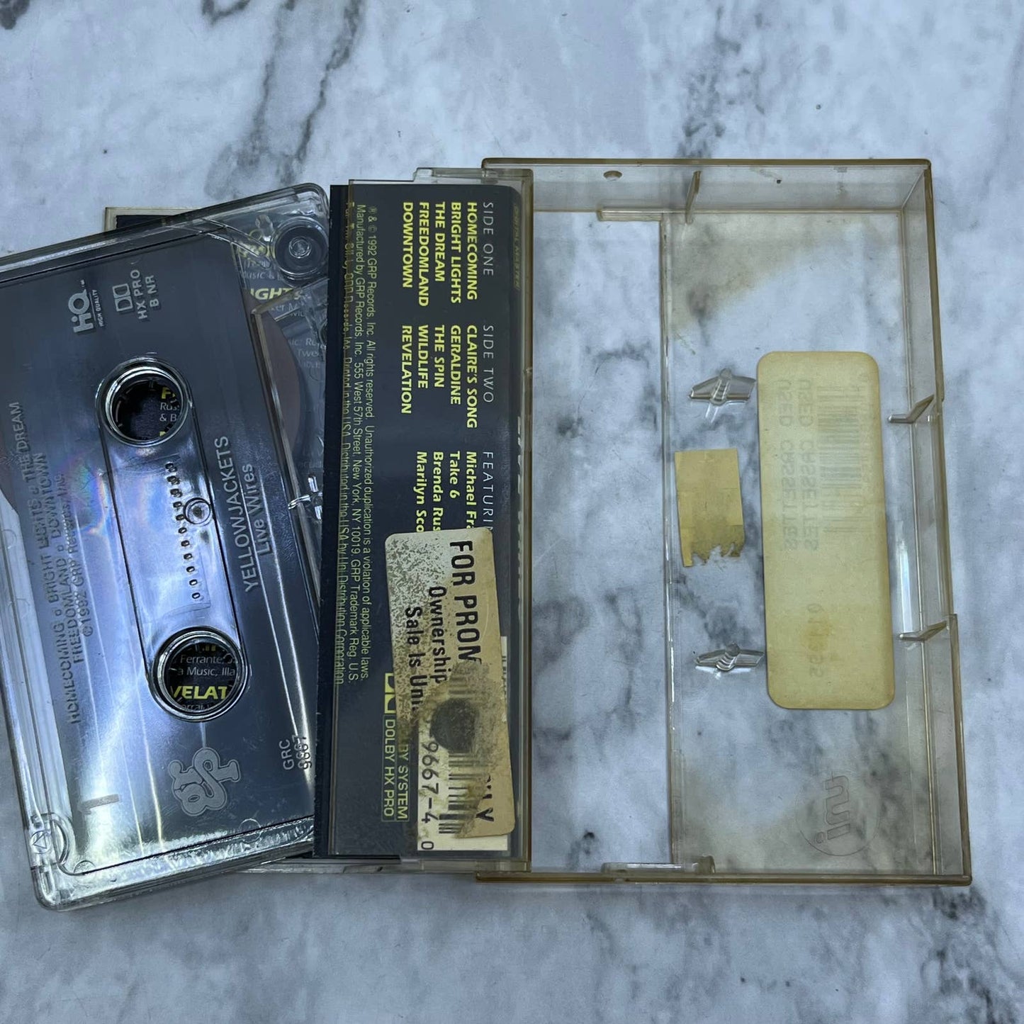 Yellowjackets Live Wires (Cassette) Cassette Tape TJ6-83