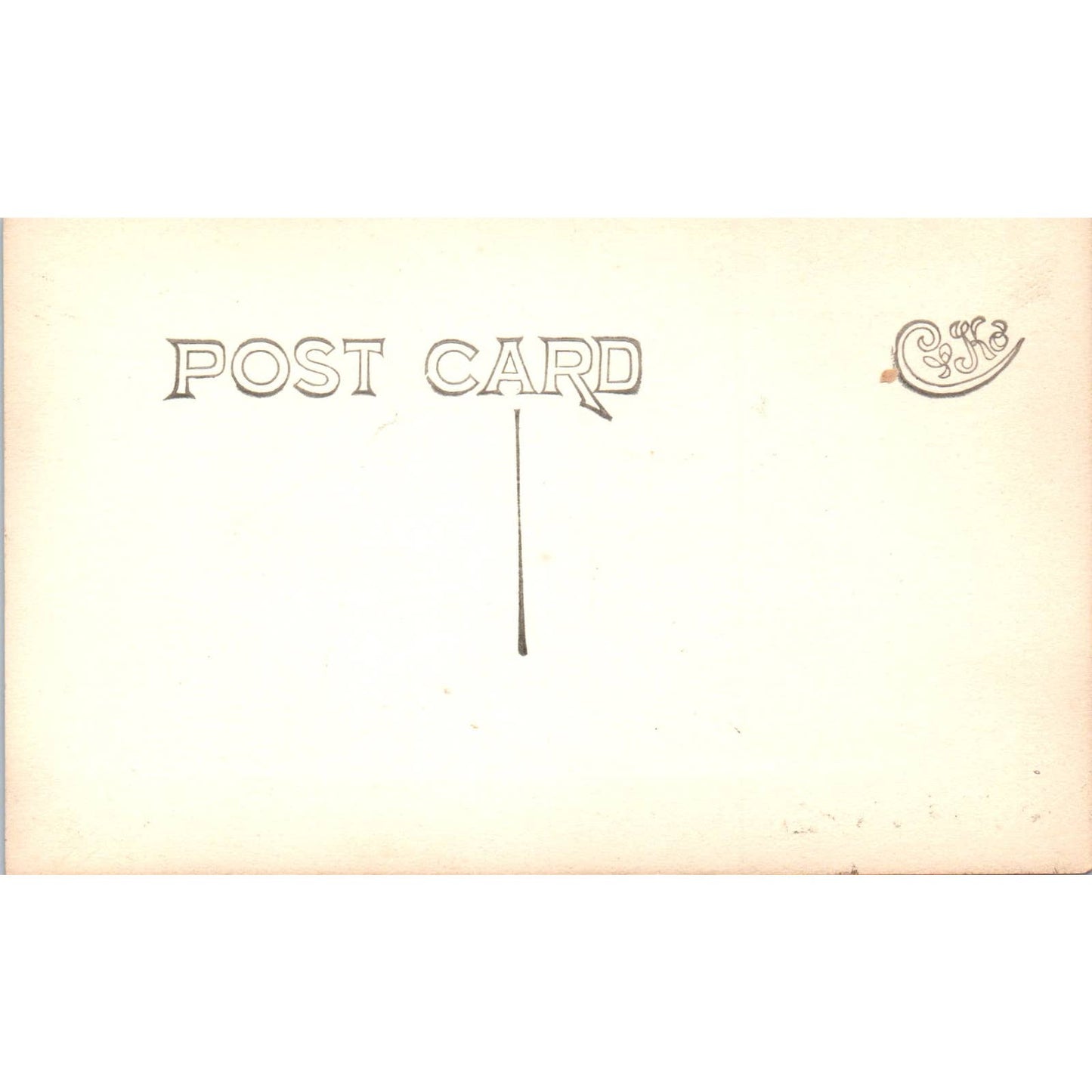 Antique Postcard RPPC Couple Water Skiing Next To USS Badger (DD-126) SE8