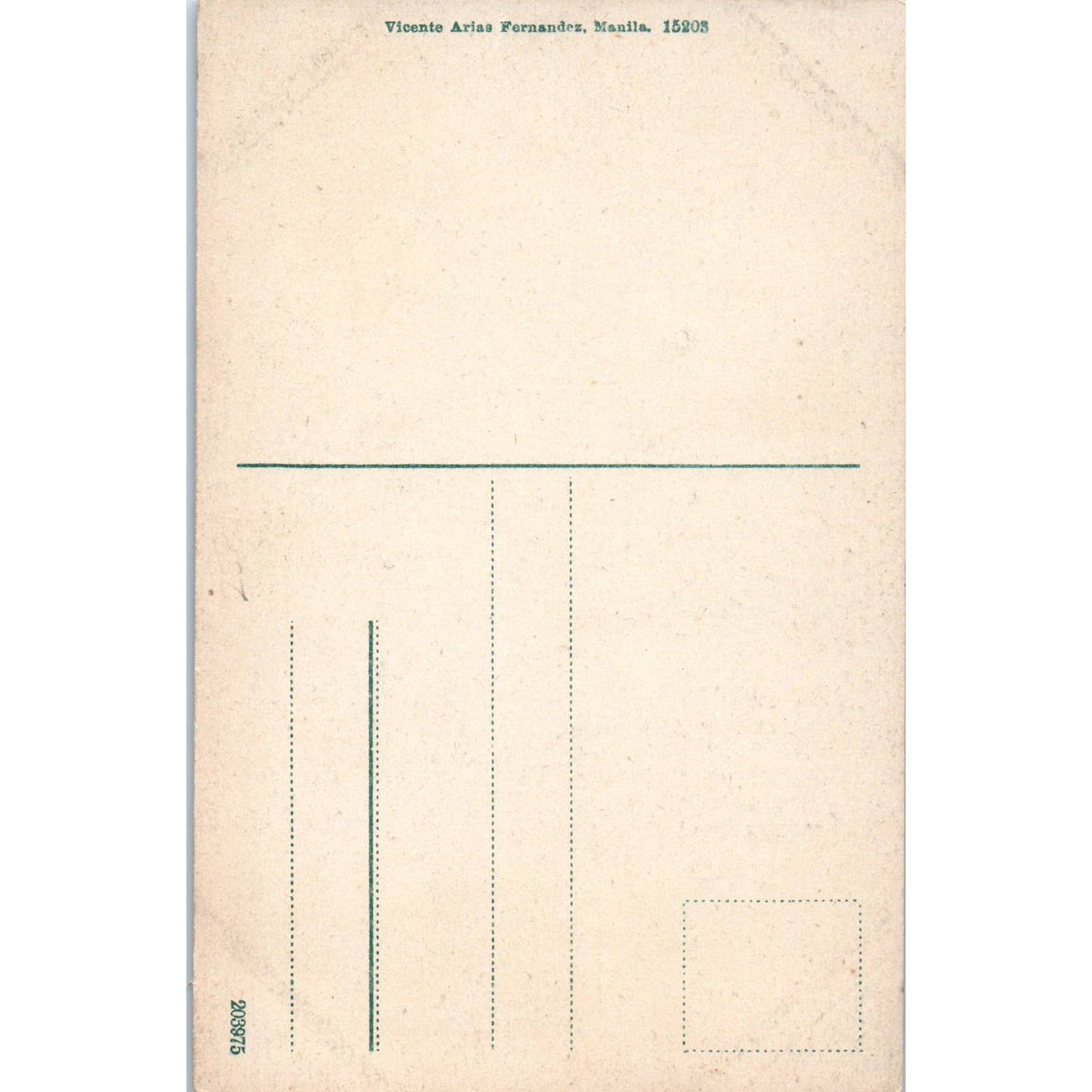 Manila Philippines San Sebastian Street View Original Postcard TK1-21