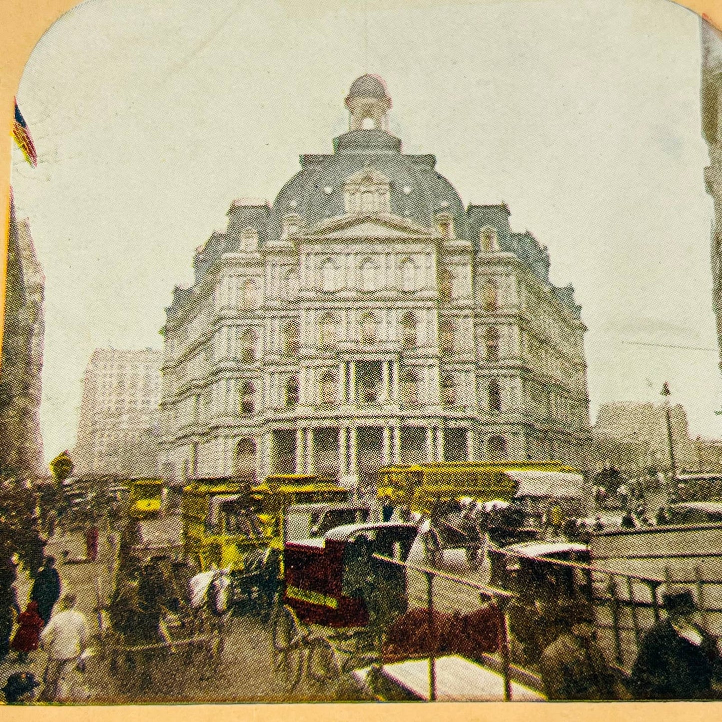 c1900 Lot of 6 New York Stereoview Cards Saratoga Niagara The Bowery TA7-1