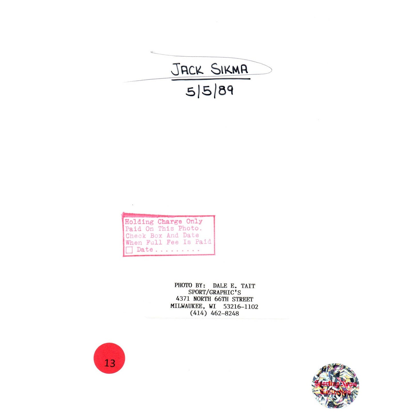 1989 Press Photo Basketball NBA Milwaukee Bucks Jack Sikma 8x10" AD3-2