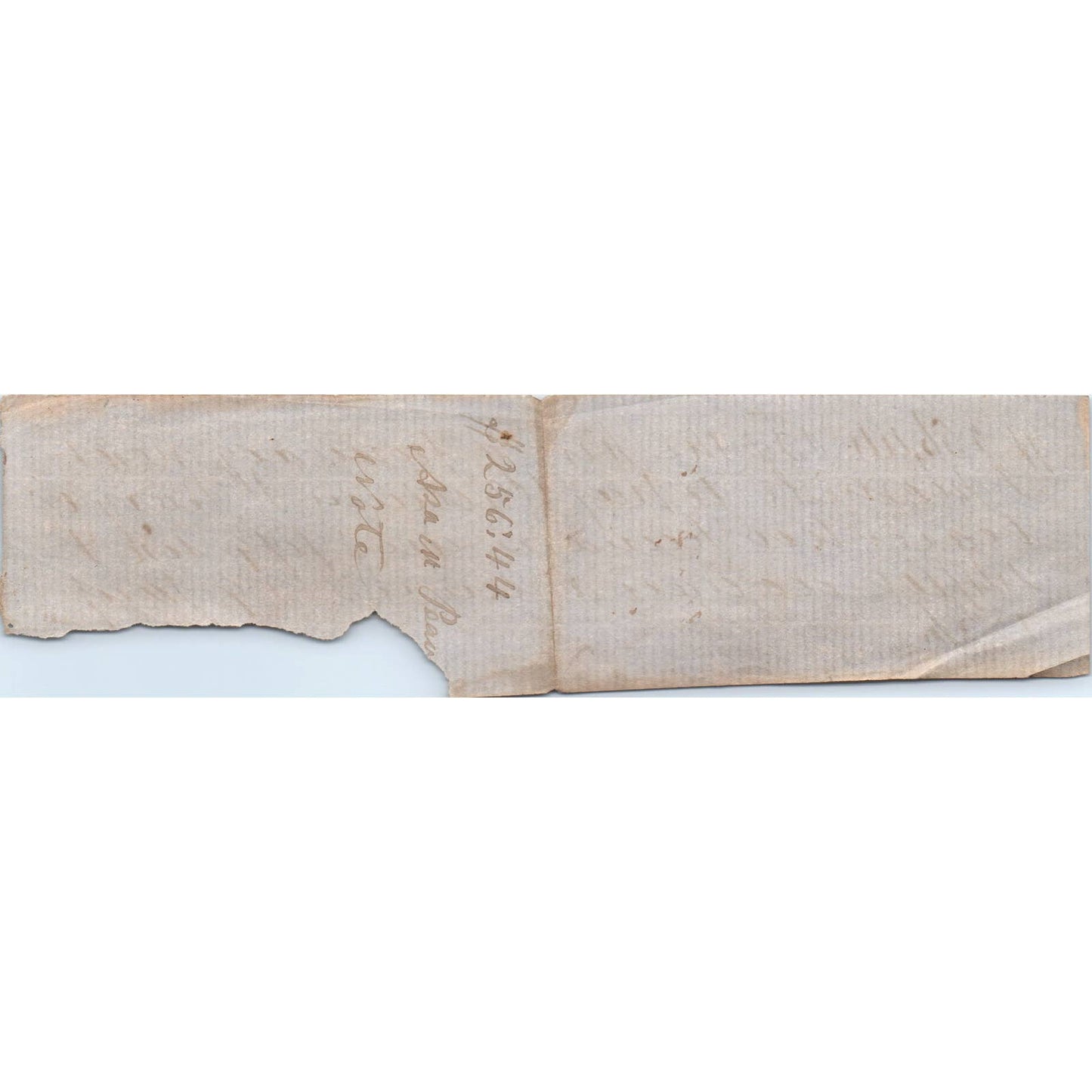 1856 Handwritten Credit Loan Agreement Wm. J. Peavy Butler County AL AD6-2