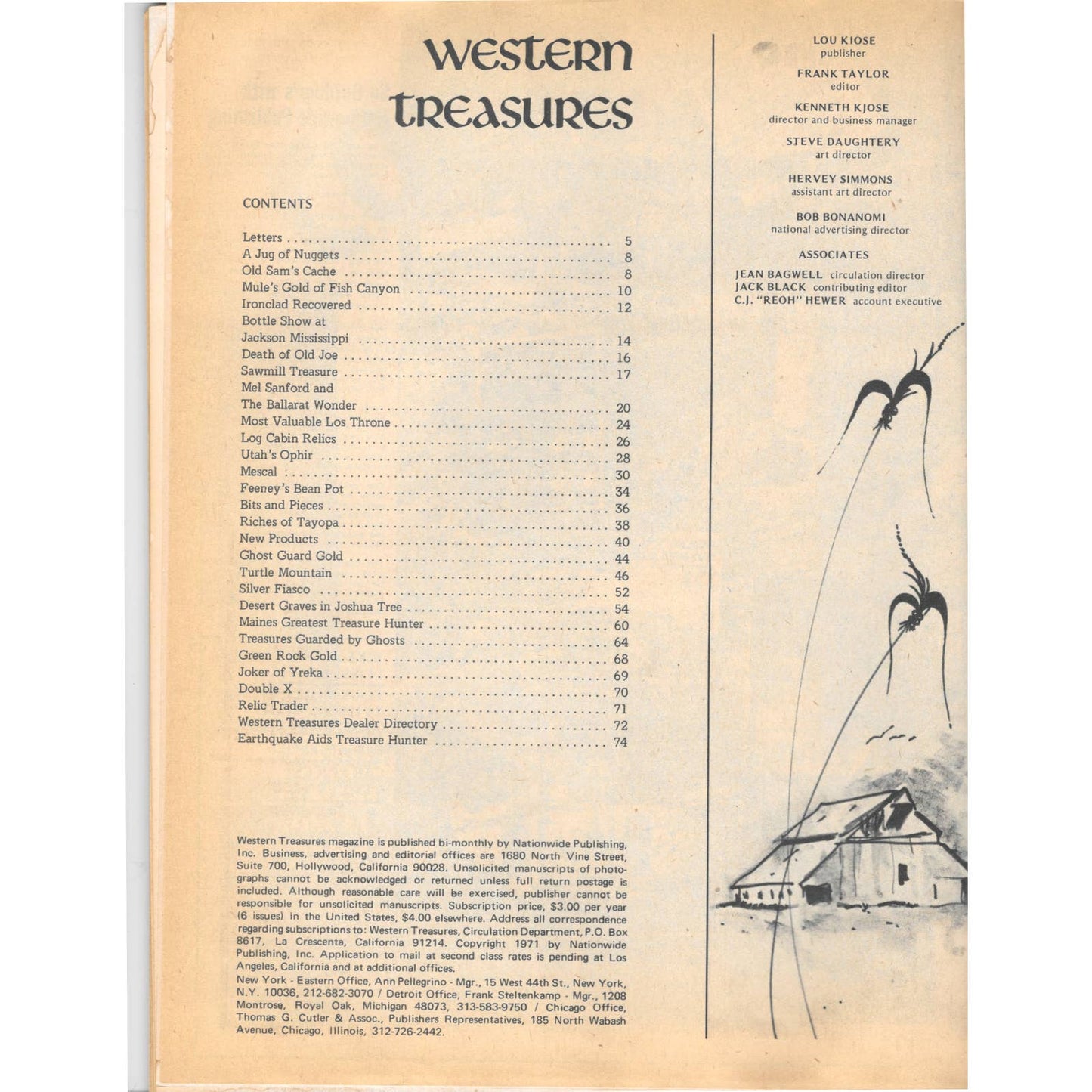 Western Treasures Magazine - Treasure Hunting Metal Detecting Dec 1971 M3