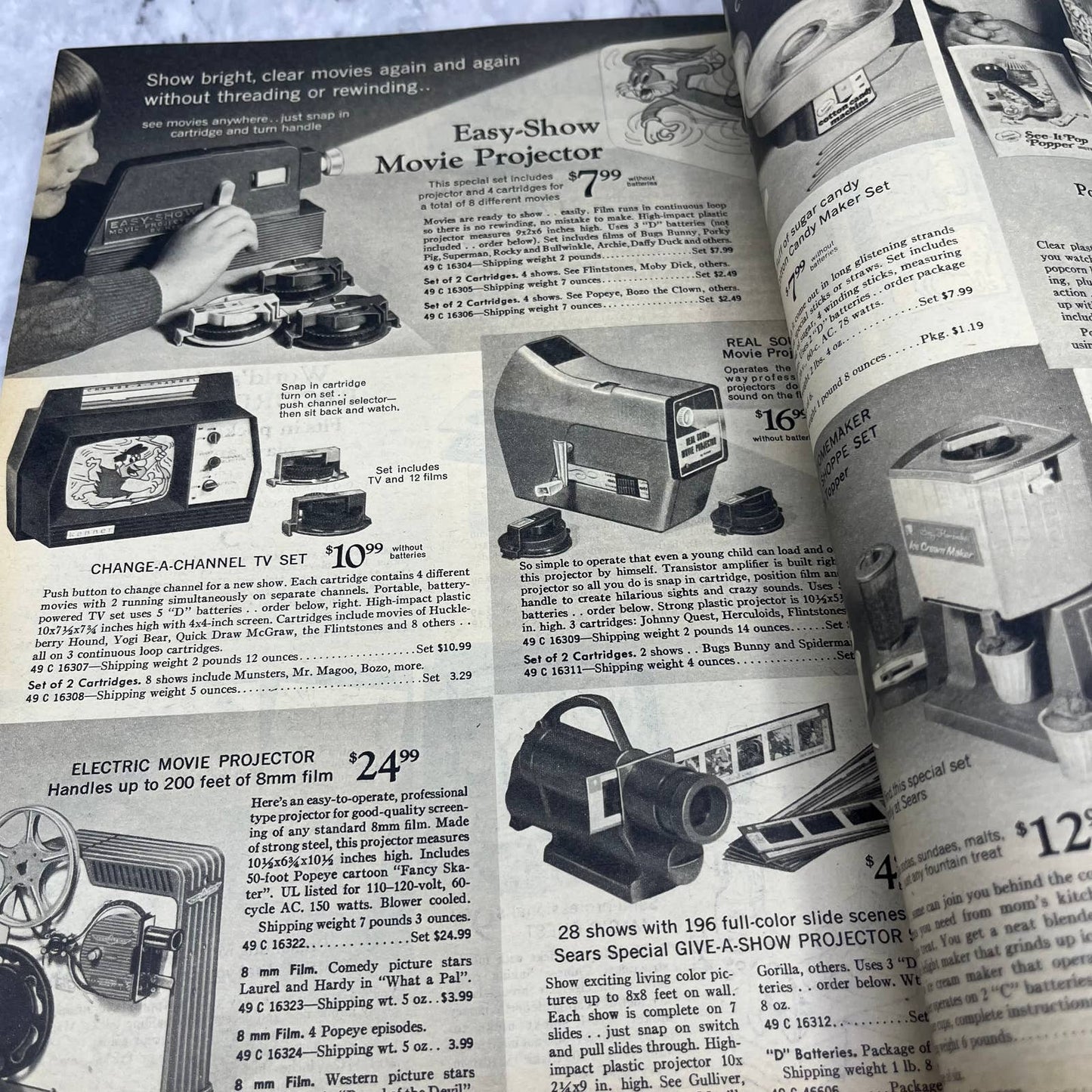 1969 Sears Christmas Wish Book Catalog GI Joe Barbie Hot Wheels Legos S3