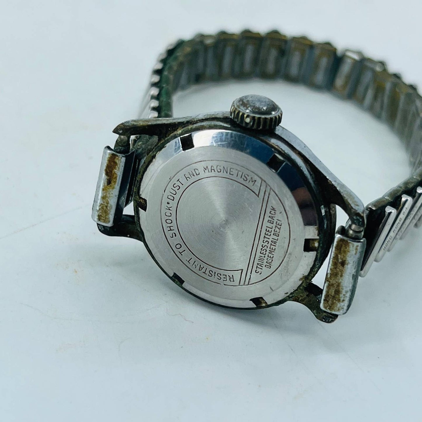 Vintage Sea Nymph Harvester Woman’s Watch Elastic Band Swiss Made WORKS SA8