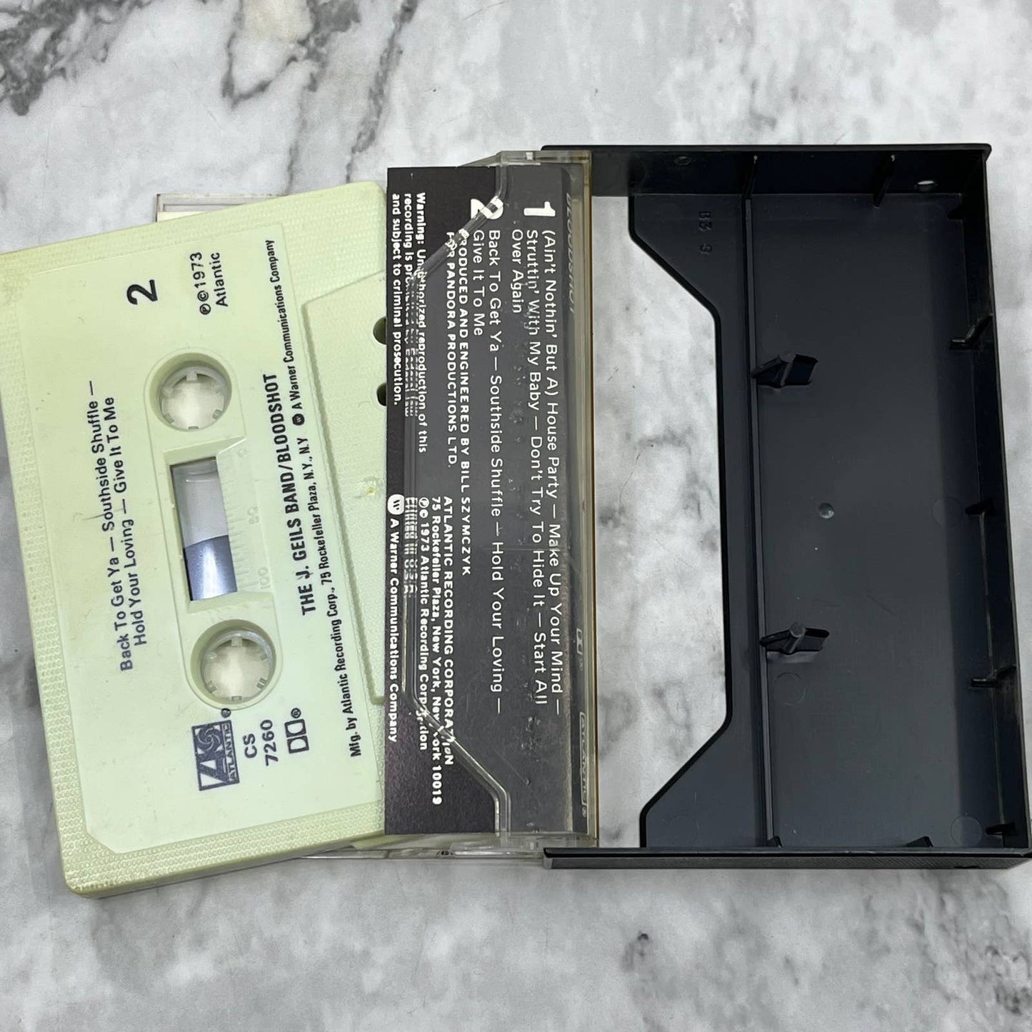 The J. Geils Band Bloodshot 1973 - Cassette Tape TJ5-72