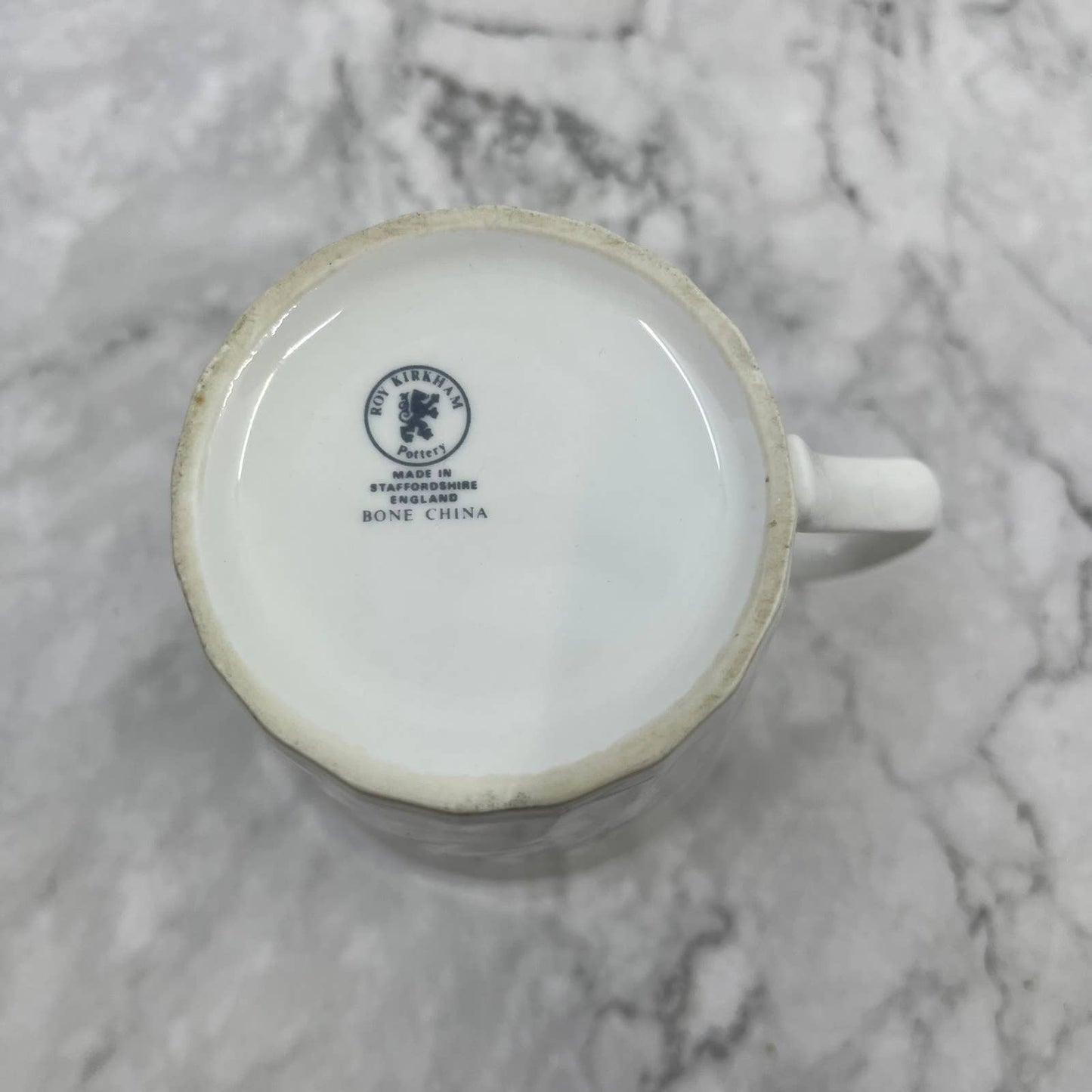 Vintage Roy Kirkham Poodle Dog Cup Mug Fine Bone China England TH1