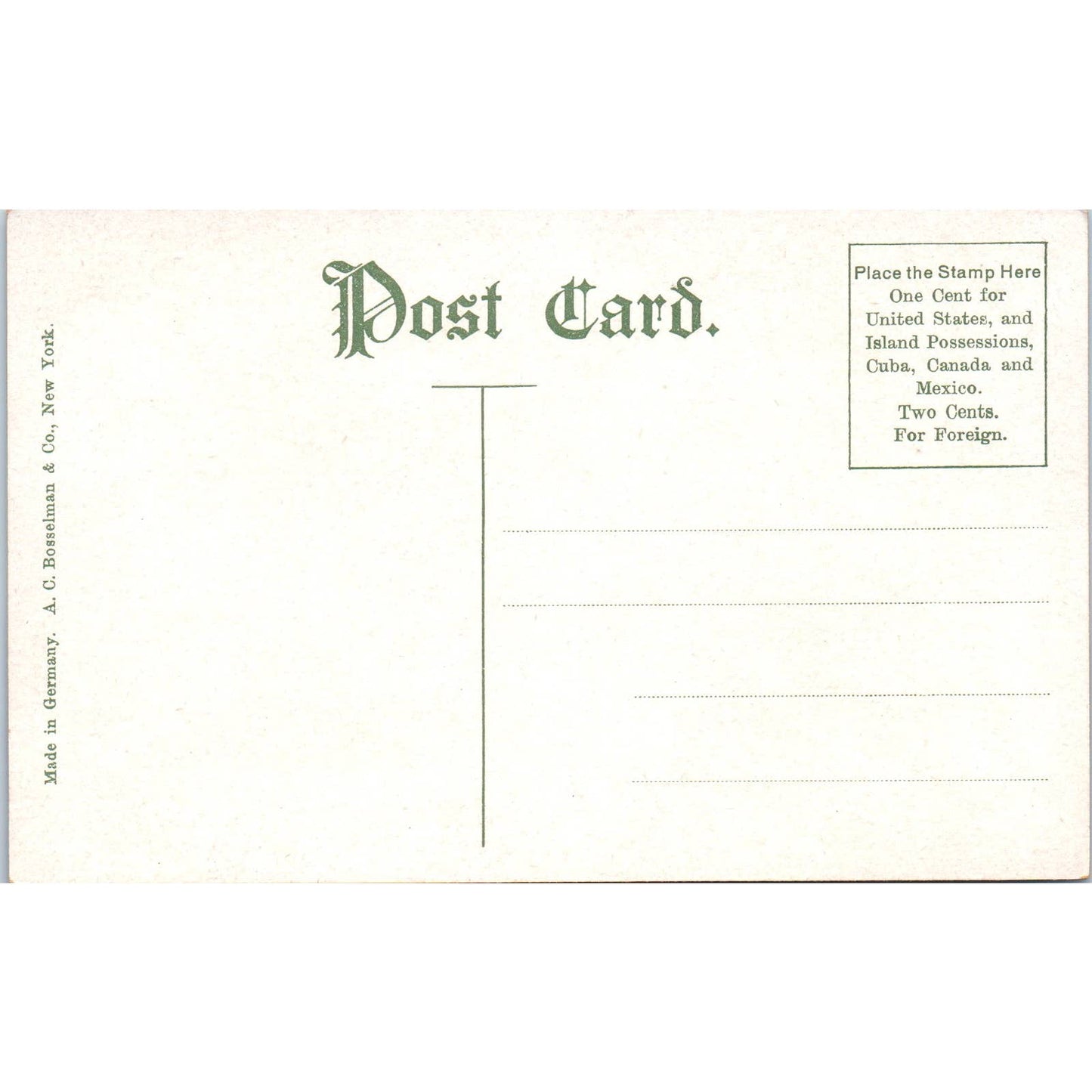 Vintage Postcard Lincoln High School Cleveland Ohio TD9