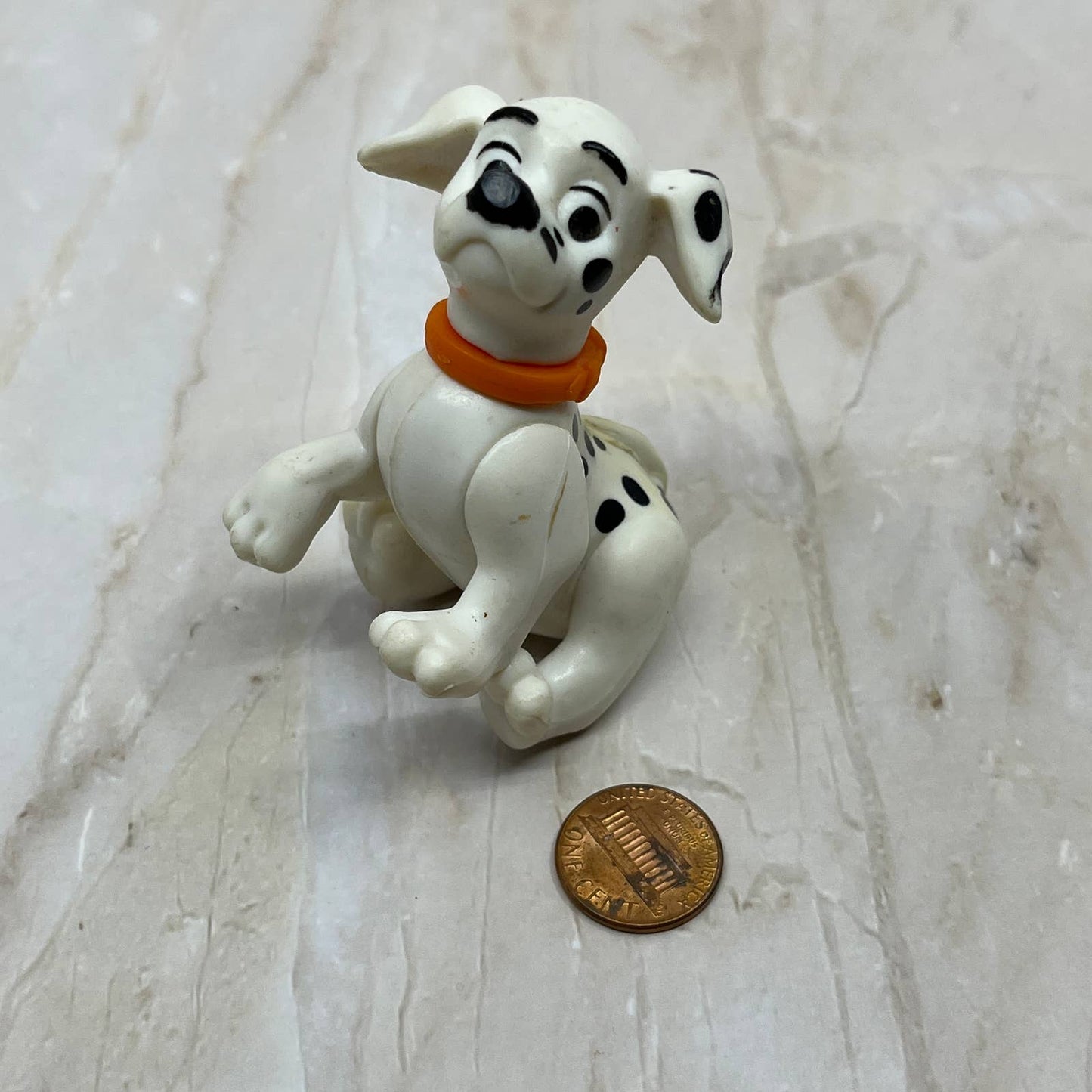 Disney’s 101 Dalmatians McDonalds Happy Meal Toy Posable Orange Collar TI7-S1