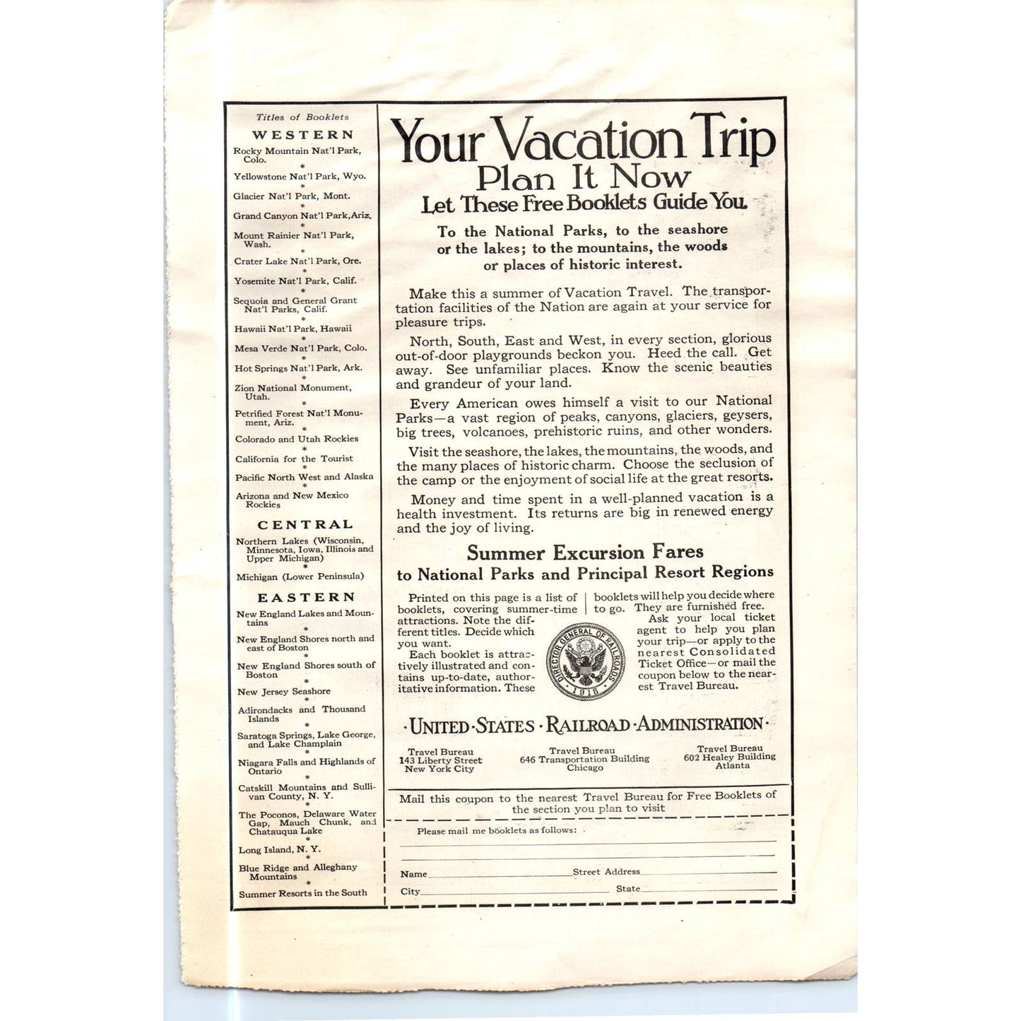 c1920 Harper's Magazine Ad - Bankers Trust Company ABA Traveler's Checks EA3