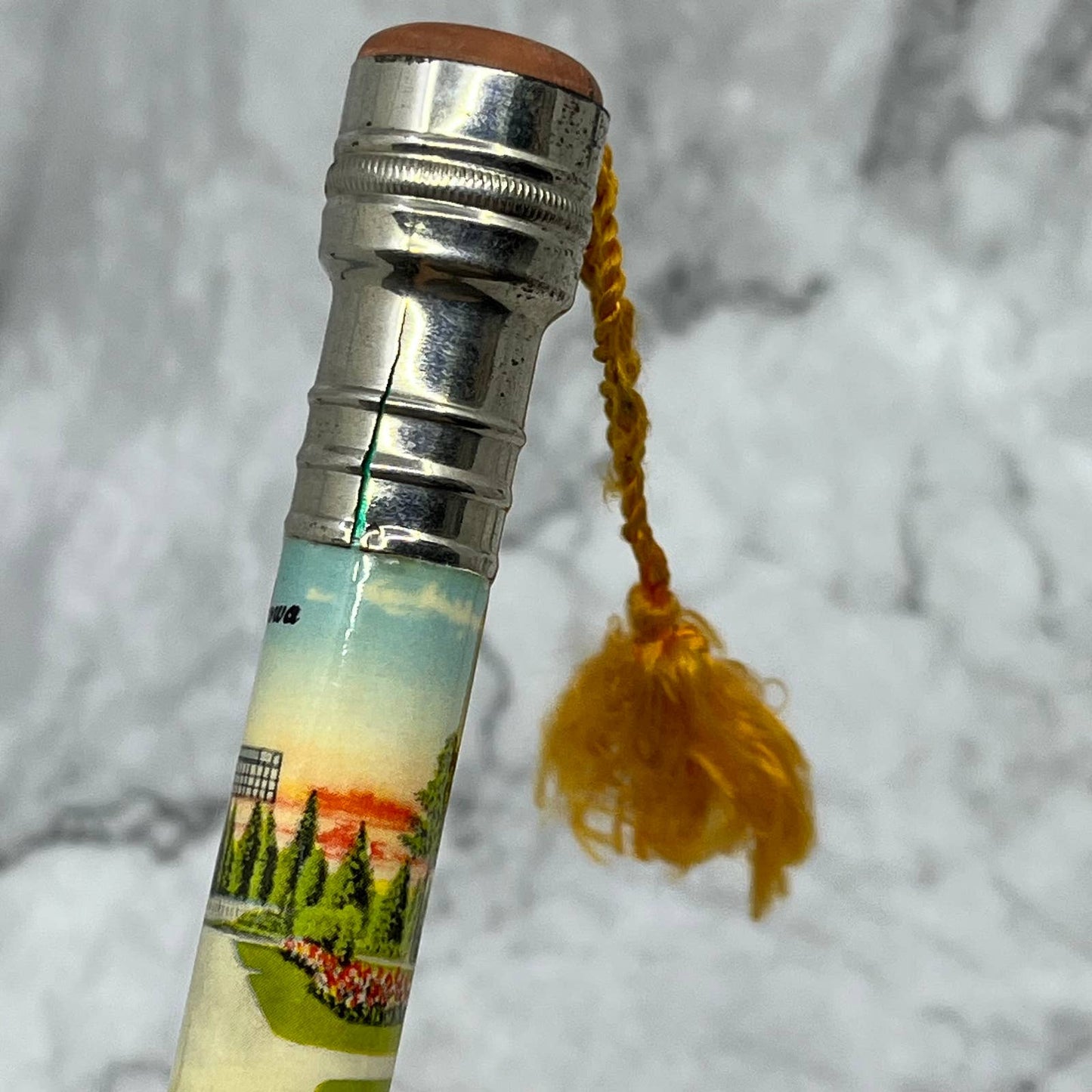 Vintage GIANT Souvenir Mechanical Pencil Pella Iowa 10” SE7