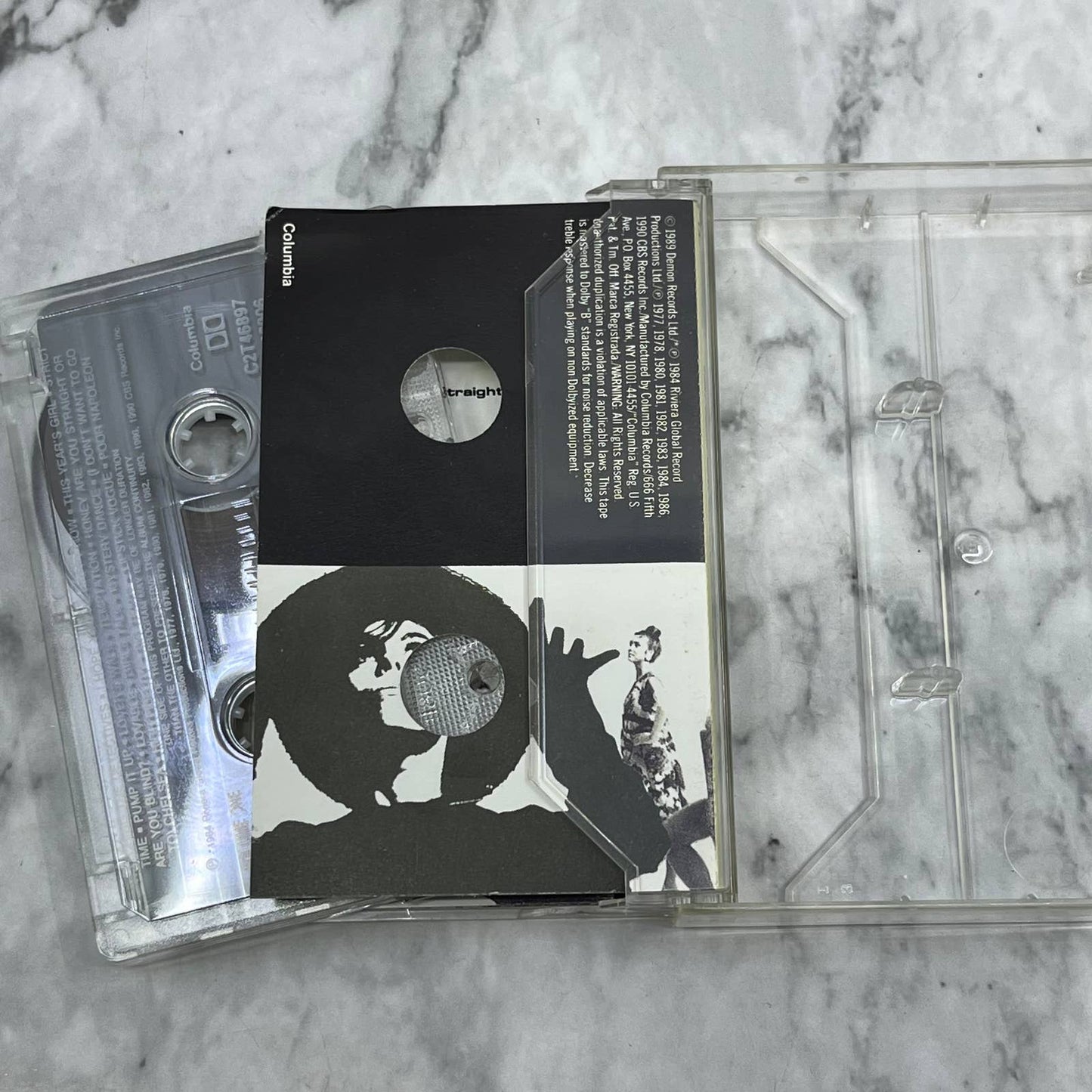 Elvis Costello Girls Girls Girls Vol ONE Best of Cassette Tape TJ6-84
