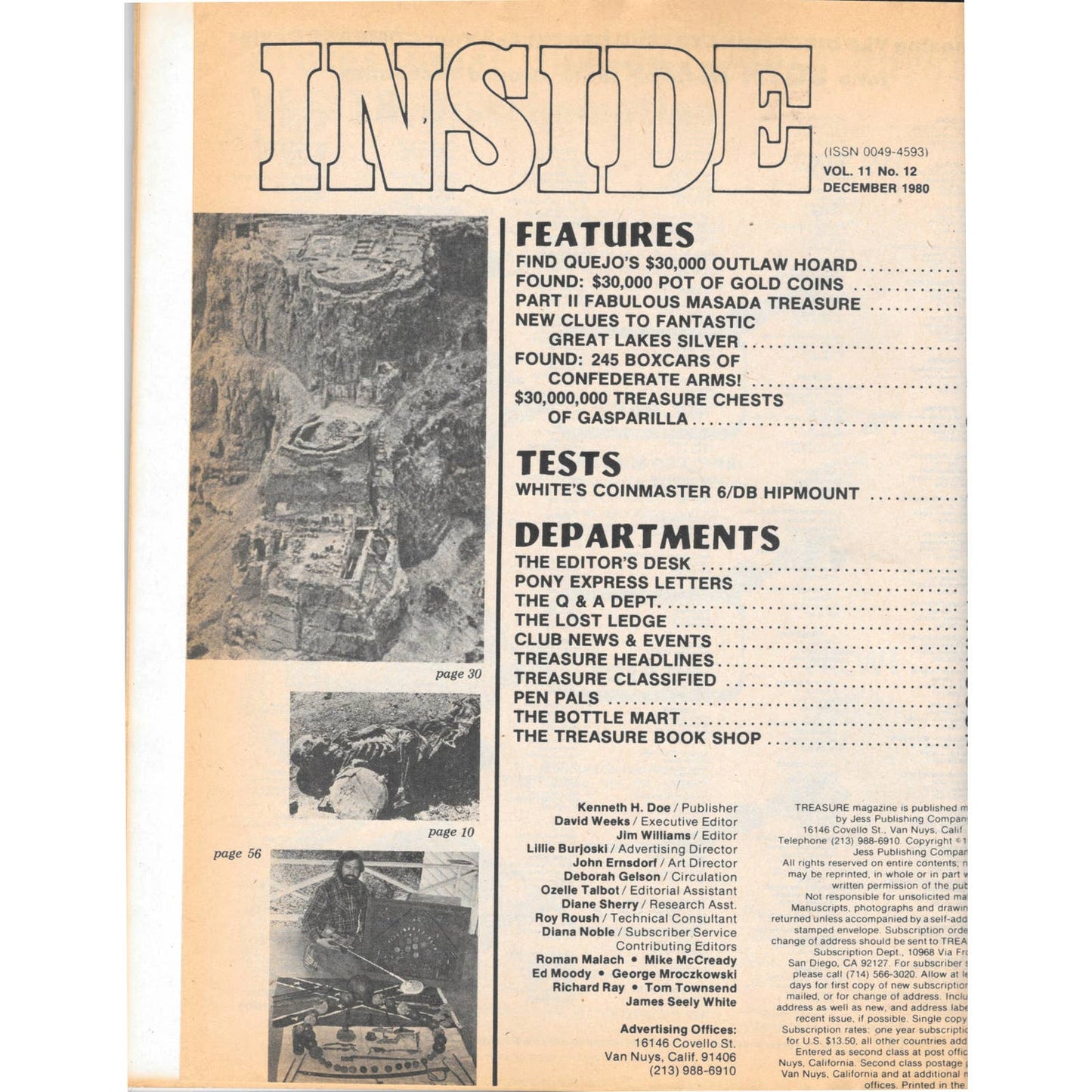 Treasure Magazine - Treasure Hunting Gold Mining Metal Detecting Dec 1980 M5