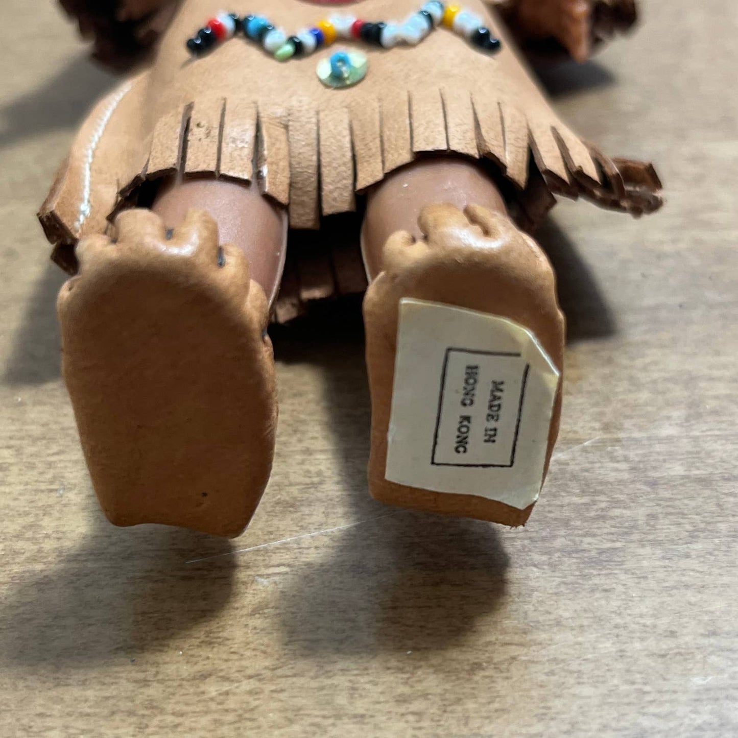Vintage Carlson Doll Native American Doll Articulated With Sleepy Eyes 7” TB2