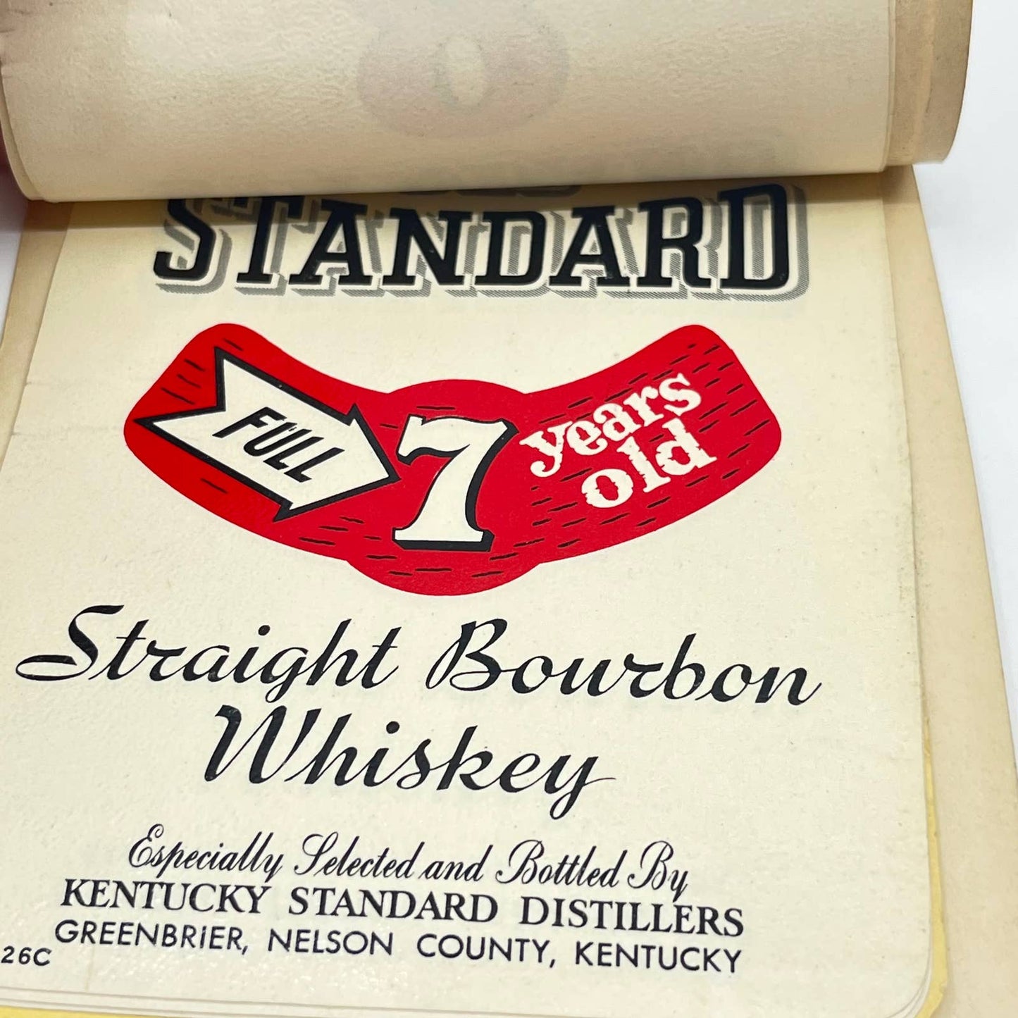 Old Standard Whiskey Label Set of 9 Bonded Liquor Distributors Greenbrier KY