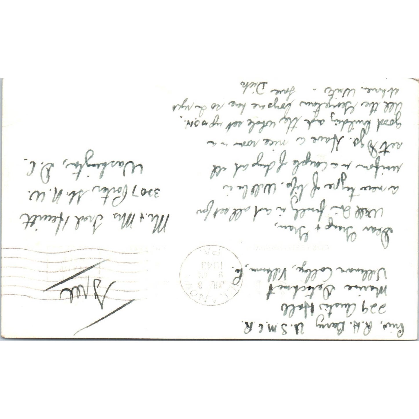 Vintage Postcard Augustinian Monastery Villanova Pennsylvania TI1-1