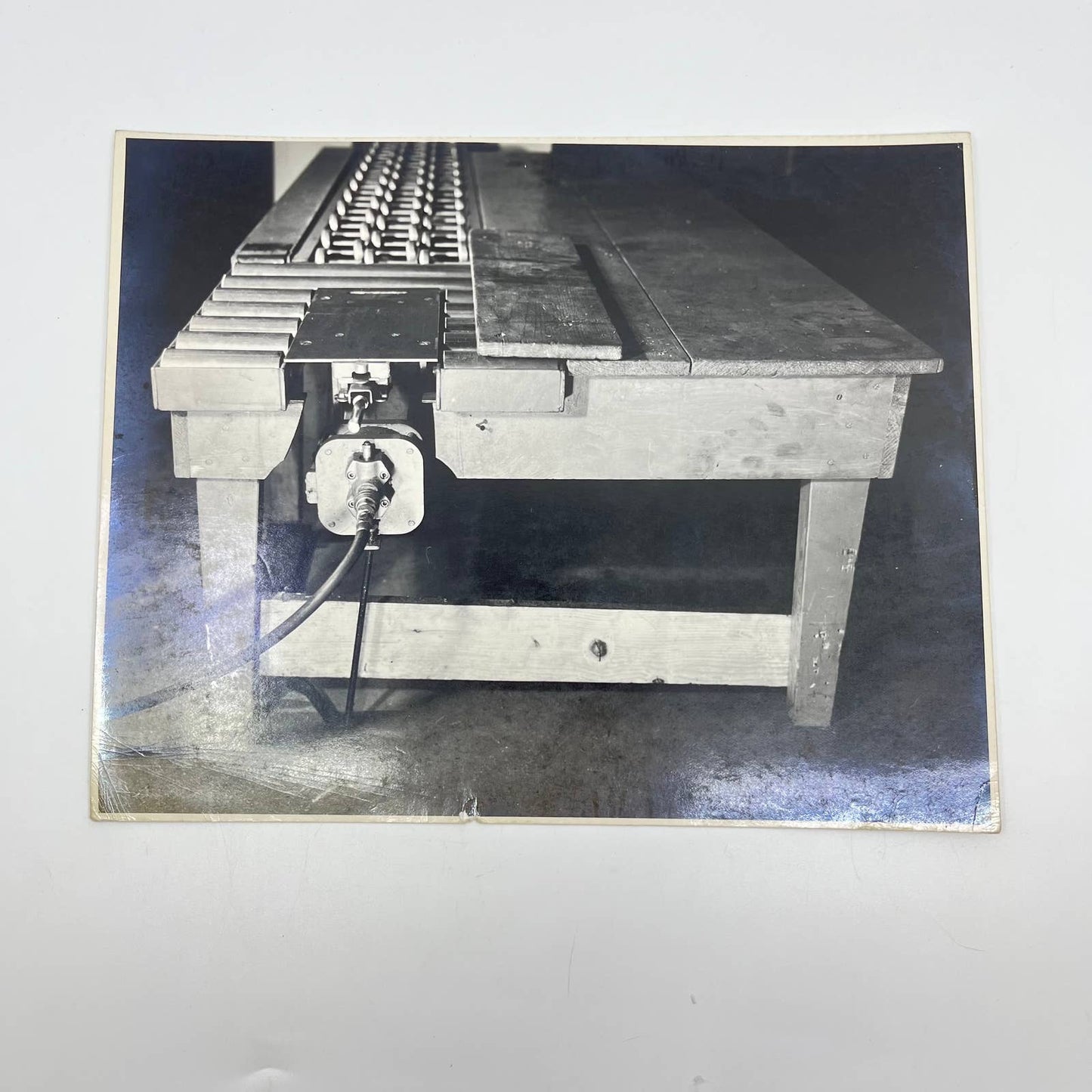 1940s Assembly Line Manufacturing Machinery Photo 8x10” AA7-20