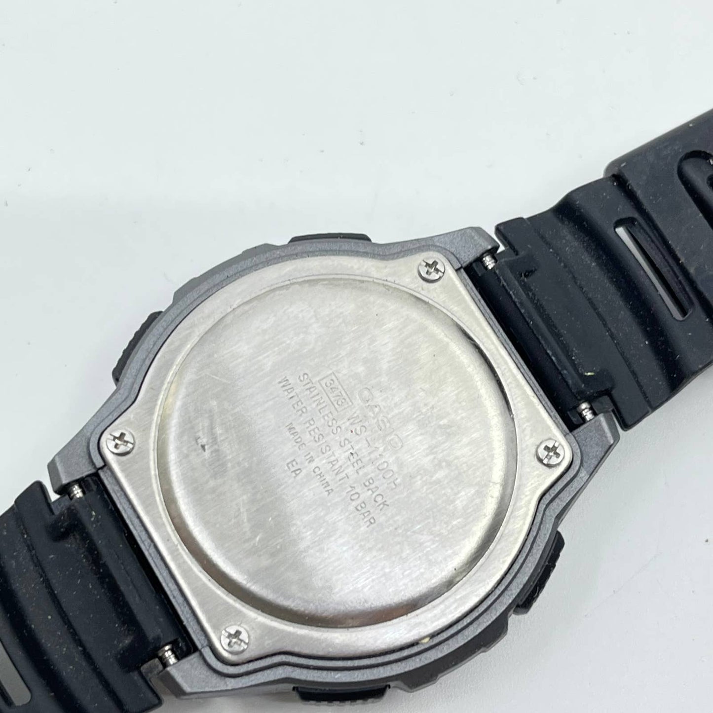 Casio Men's Quartz Illuminator Moon Phase Tide Graph 46mm Watch WS1100H-1AV SD4