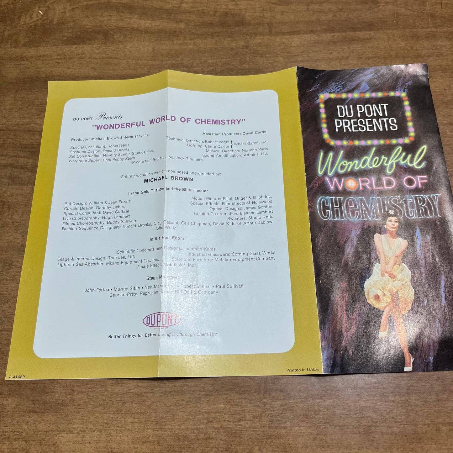 1965 New York World’s Fair DuPont Wonderful World of Chemistry Brochure A7