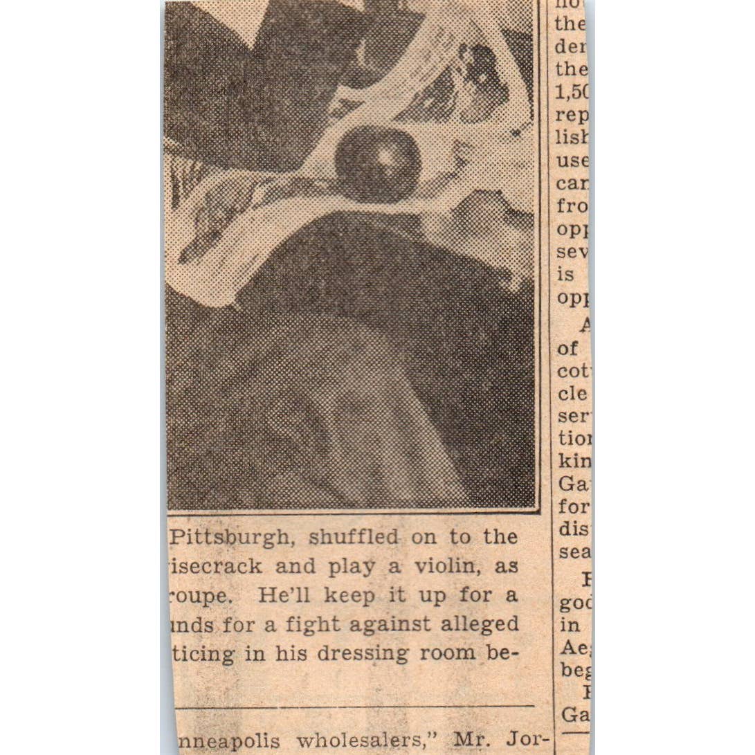 1935 Minneapolis Journal Newspaper Ad Sloan's Liniment for Sore Feet FL5-6