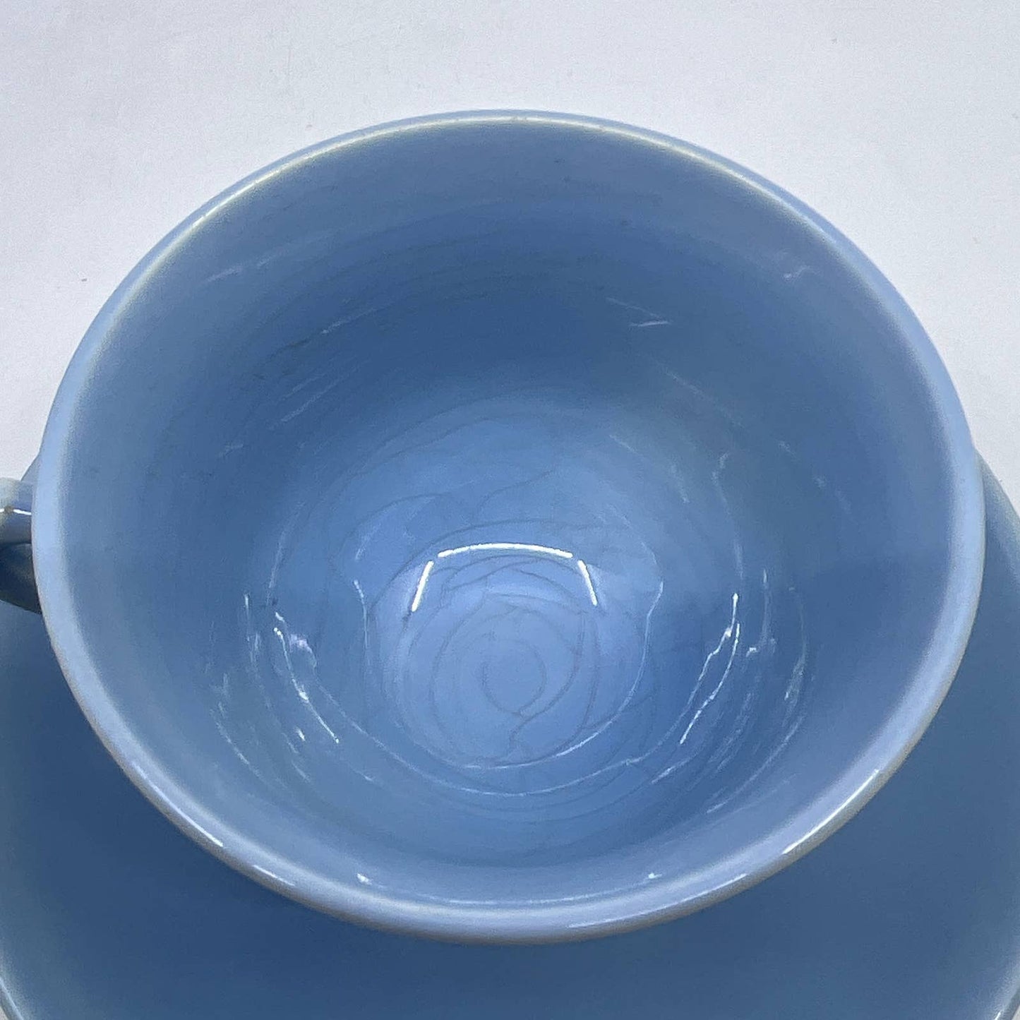 Vintage LuRay Taylor Smith & Taylor Pastels Blue Cup and Saucer TI3-1