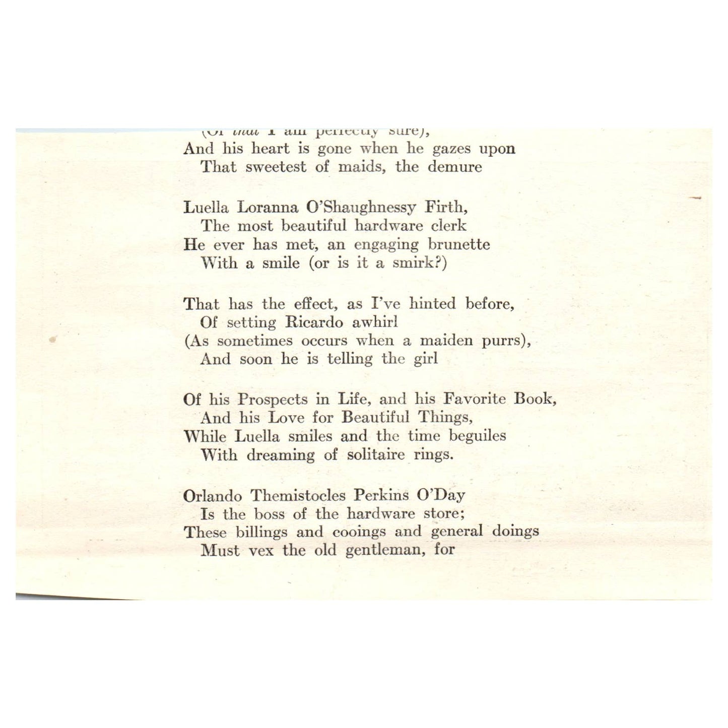 Political Cartoon Comic The Spruciest of Males - 1921 Original Ad TJ7-S