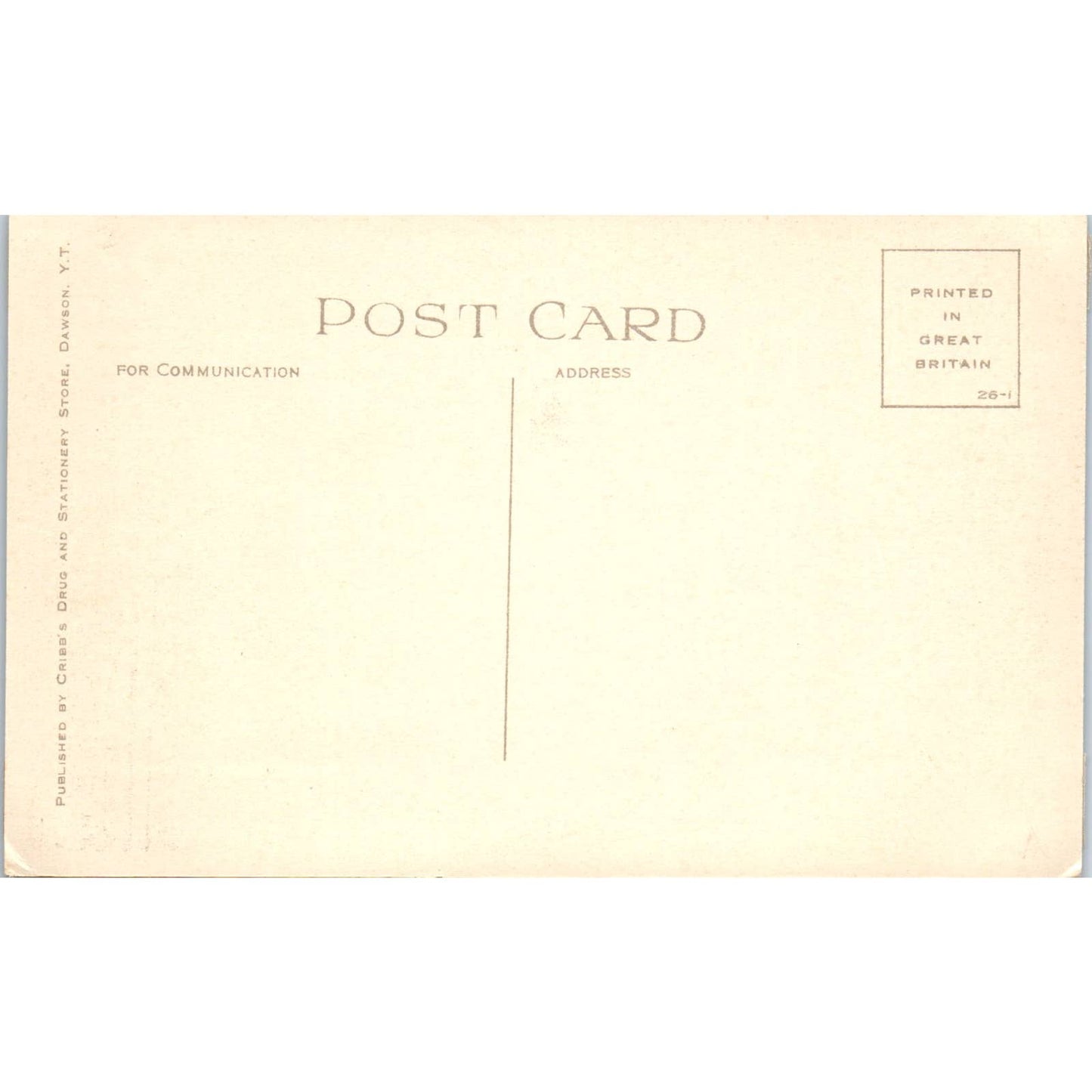 1928 Klondike River from Dome Road Dawson YT Alaska Original Postcard TK1-29