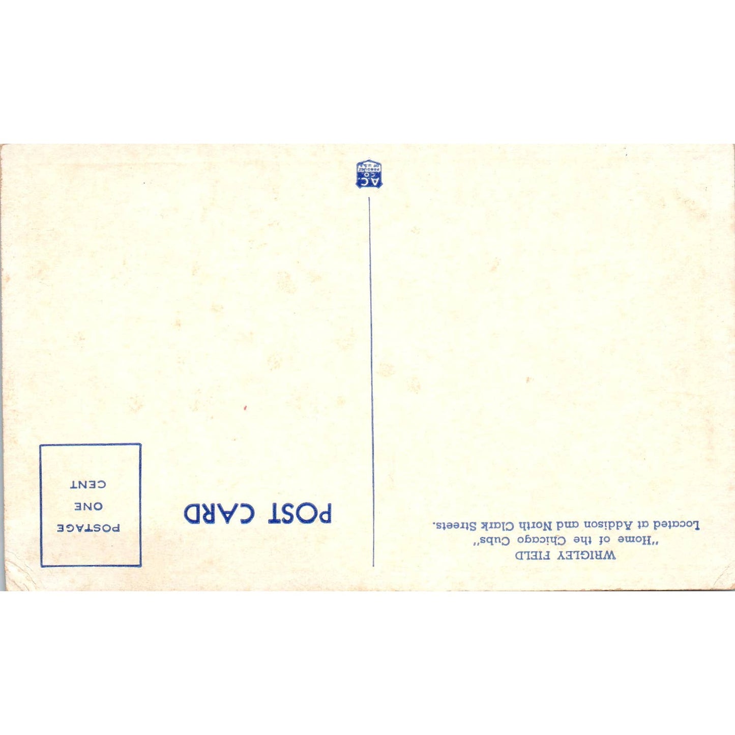 Wrigley Field Home of the Chicago Cubs Illinois 1930s - Original Postcard TJ9-P1