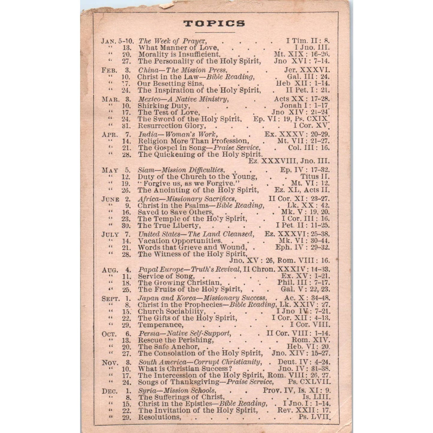 1891 Prayer Meeting Invitation - Lambertville NJ Church Rev William Swan SE3-3