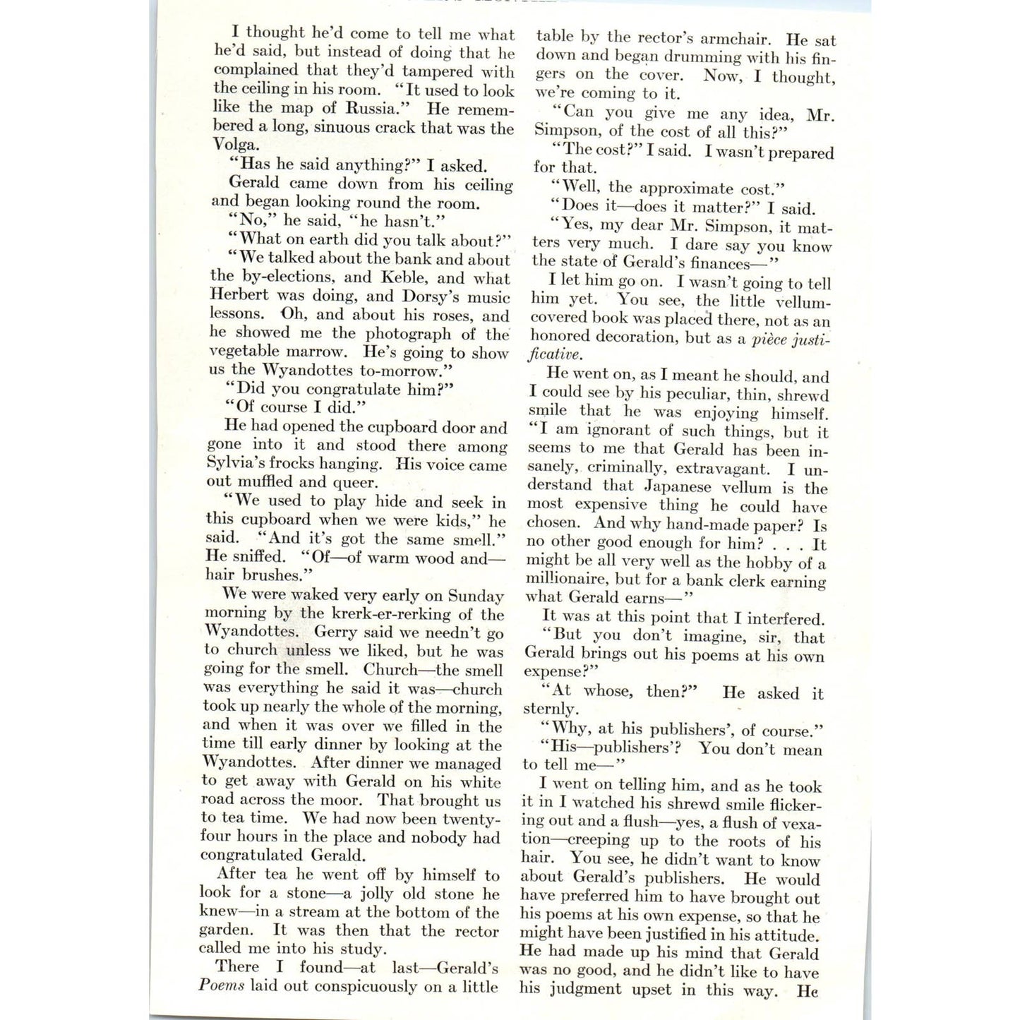 Sylvia's Drawings Carried Us On To Dinner Time F. Walter Taylor 1921 Print TJ7-L