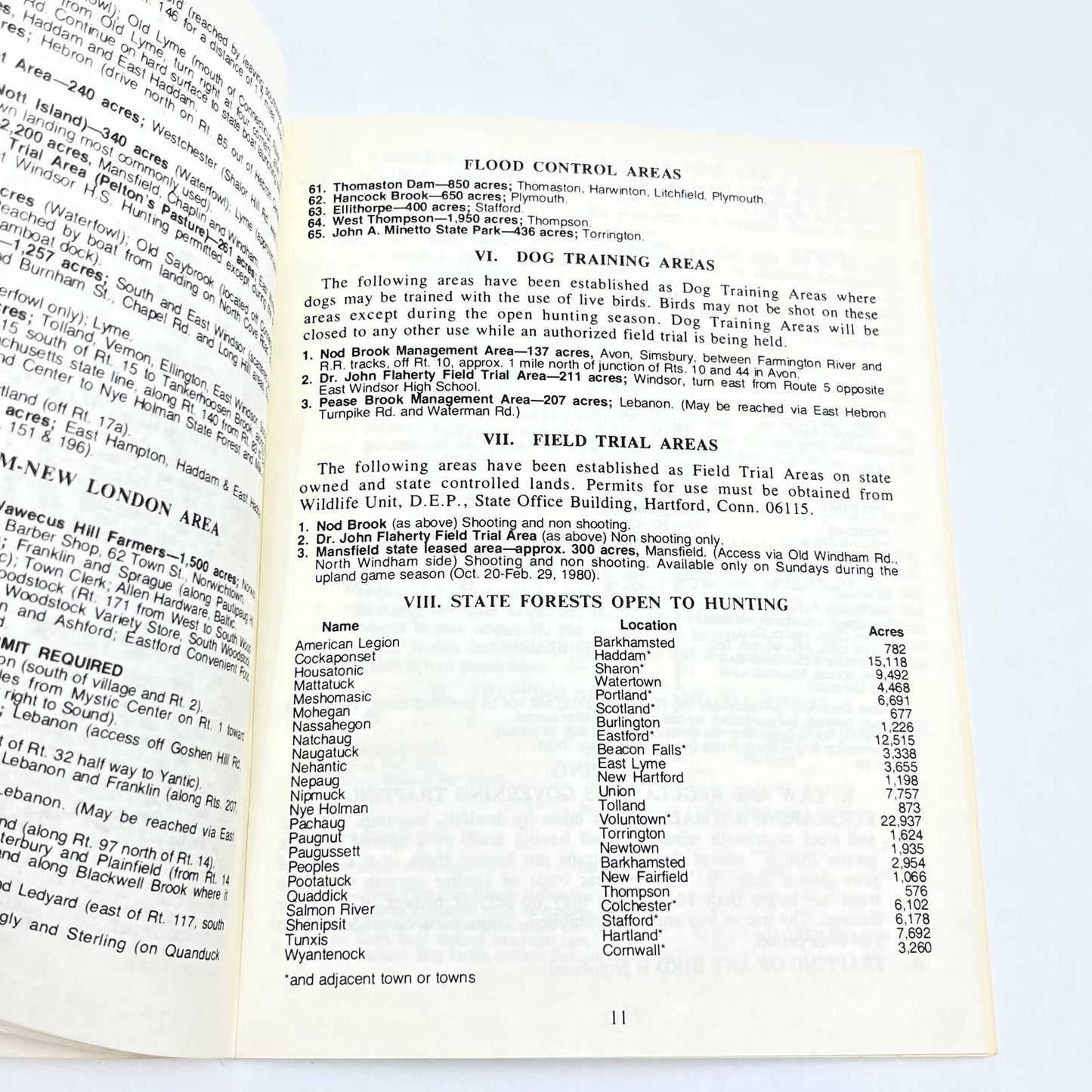 1978 Connecticut Hunting Trapping and Sport Fishing Book Sasoo Mowing Stamp TG2