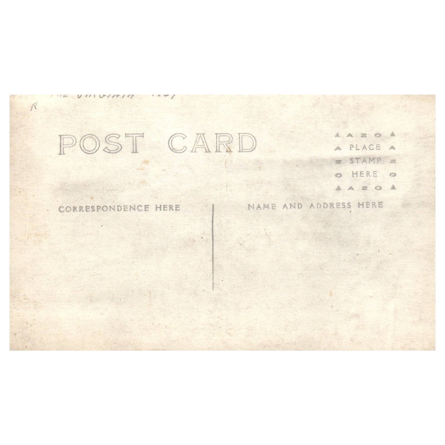 The Virginia in Heavy Seas Steamship Battleship - Original Postcard RPPC TJ8-4