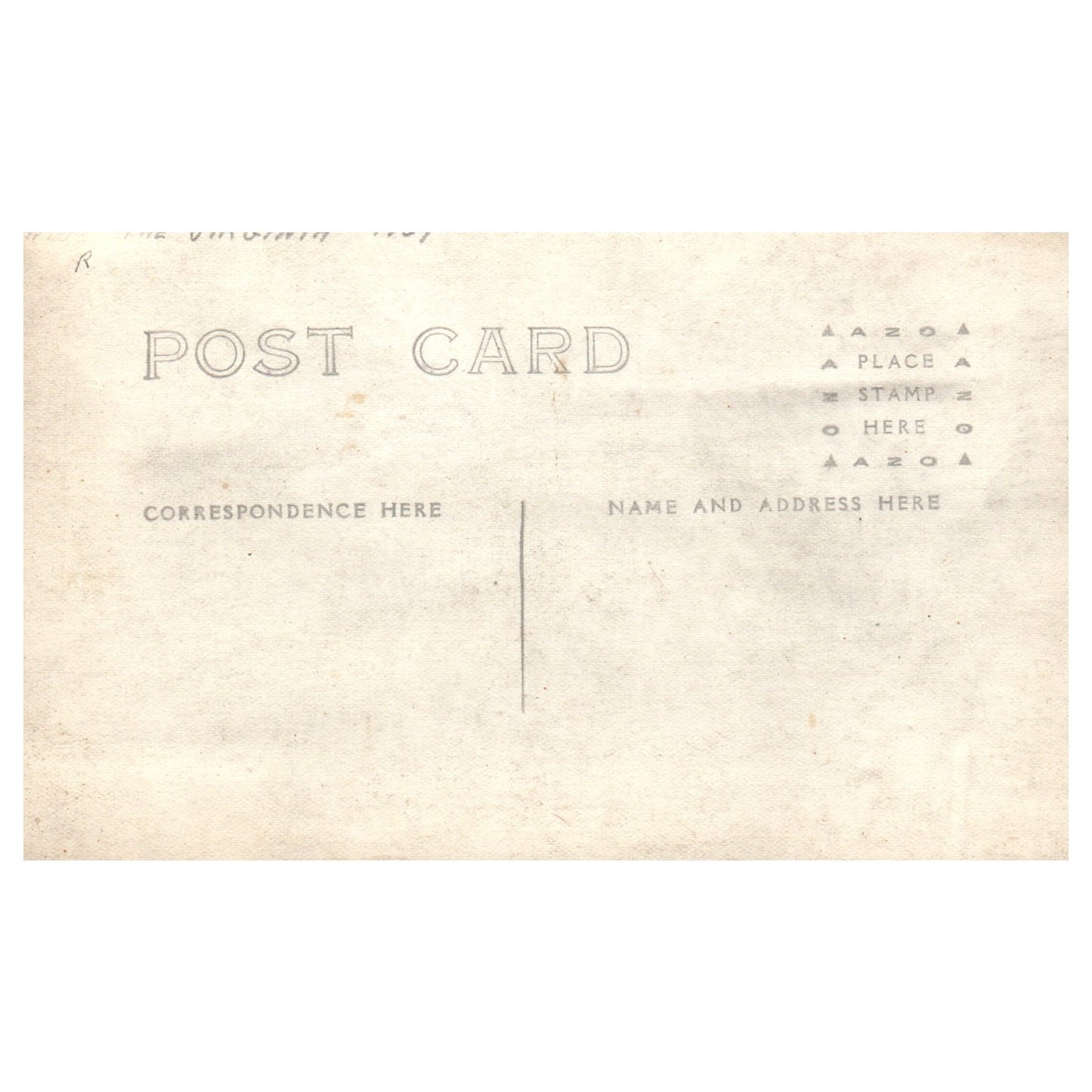 The Virginia in Heavy Seas Steamship Battleship - Original Postcard RPPC P3-6