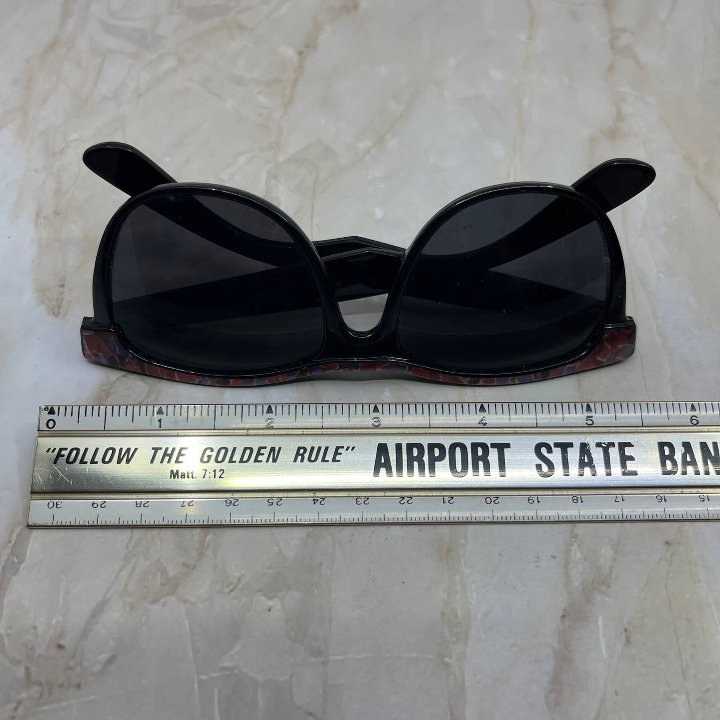 Retro Oversize 90s Glam Solar Accents Sunglasses Eyeglasses Frames TJ1-G4-8