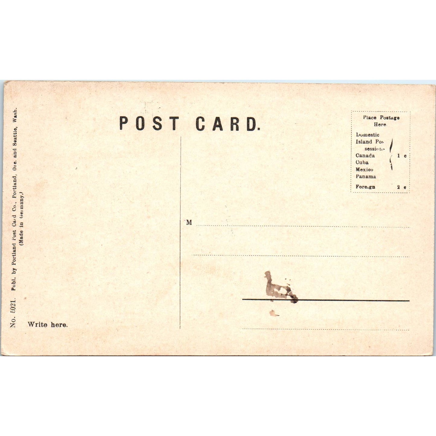 Vintage Postcard Japanese Great Northern Docks Seattle Washington TD9-W2