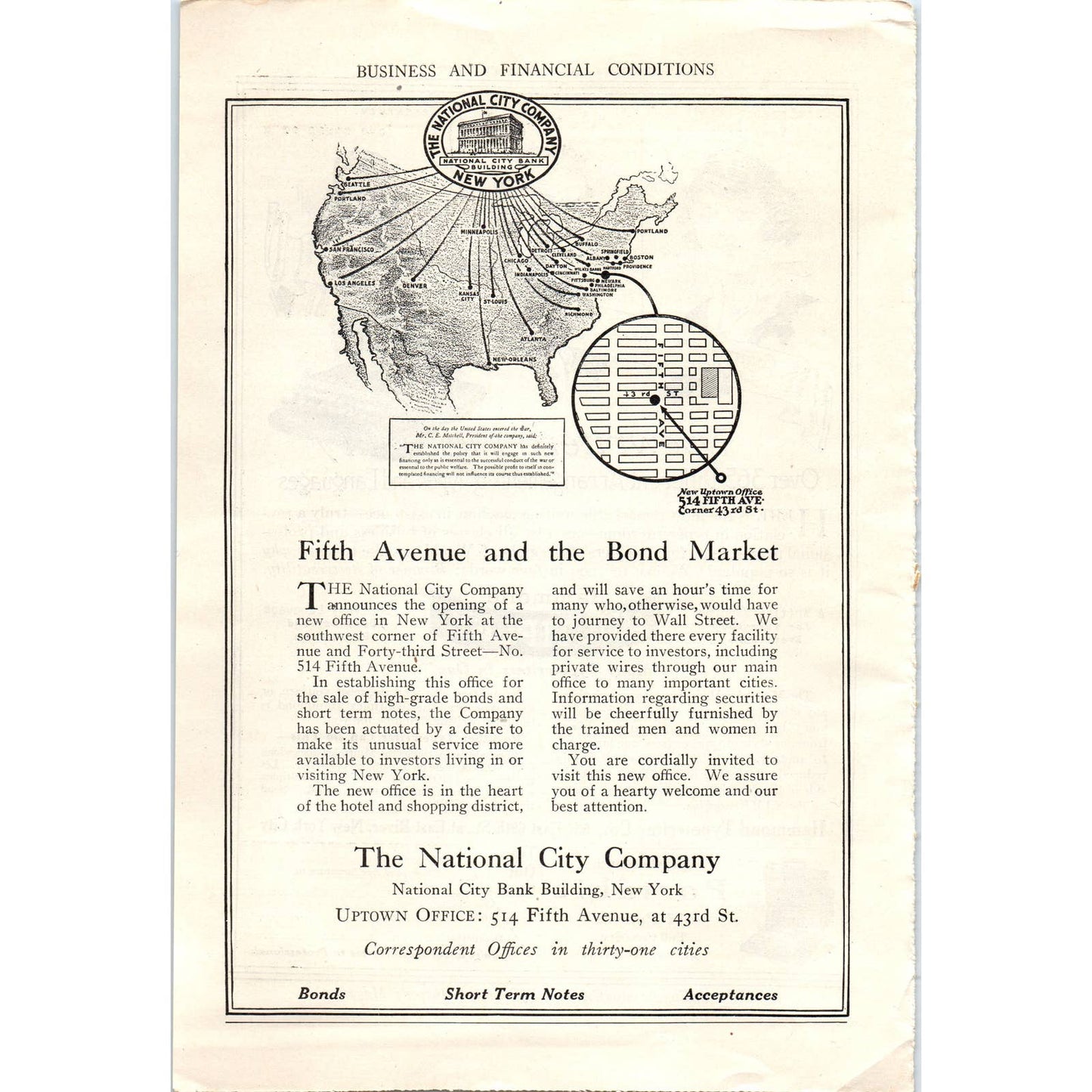 c1920 Harper's Magazine Ad - Hammond Multiplex Portable Typewriter TF6-1