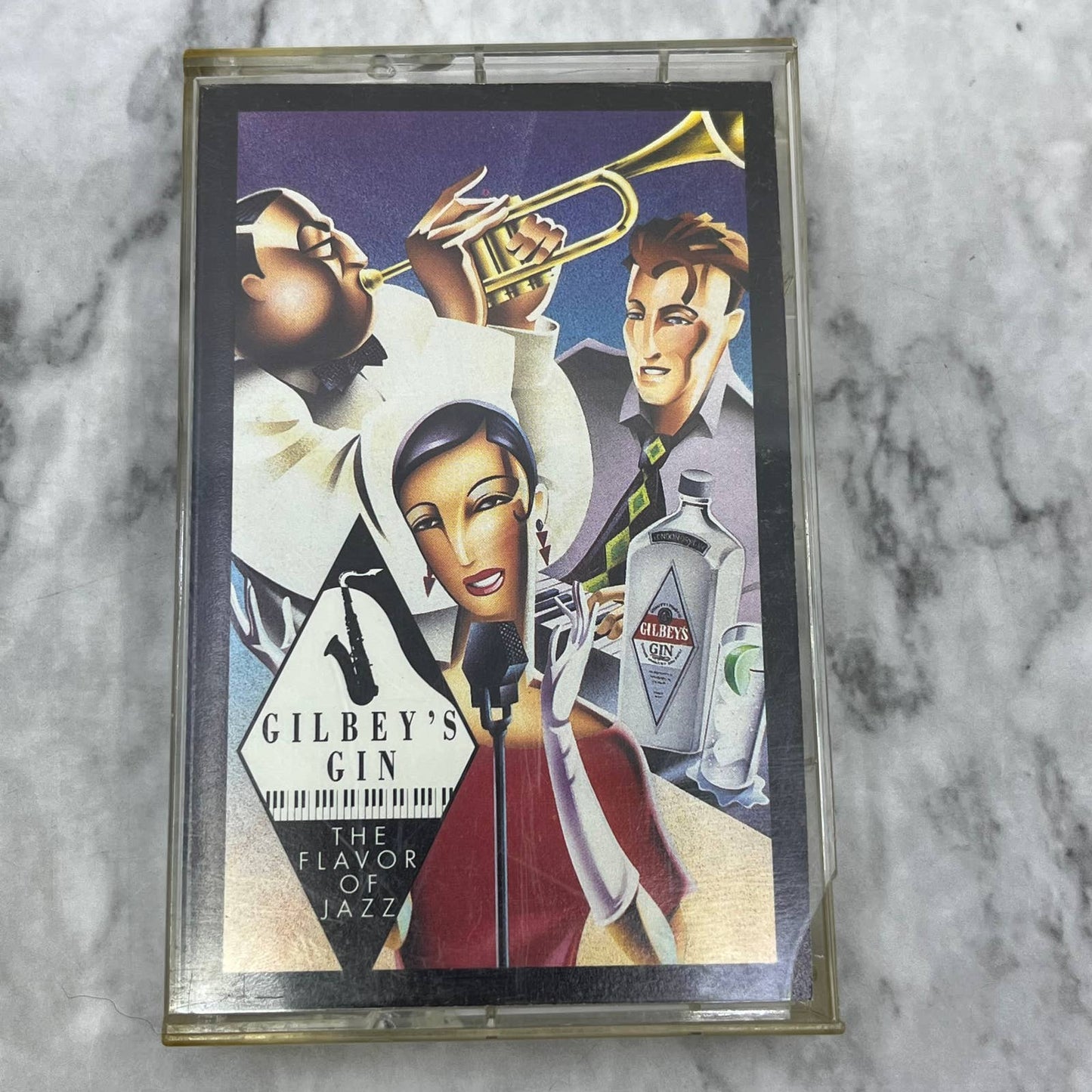 Gilbey's Gin - The Flavor of Jazz 1992 Vintage Cassette Tape TC7-43