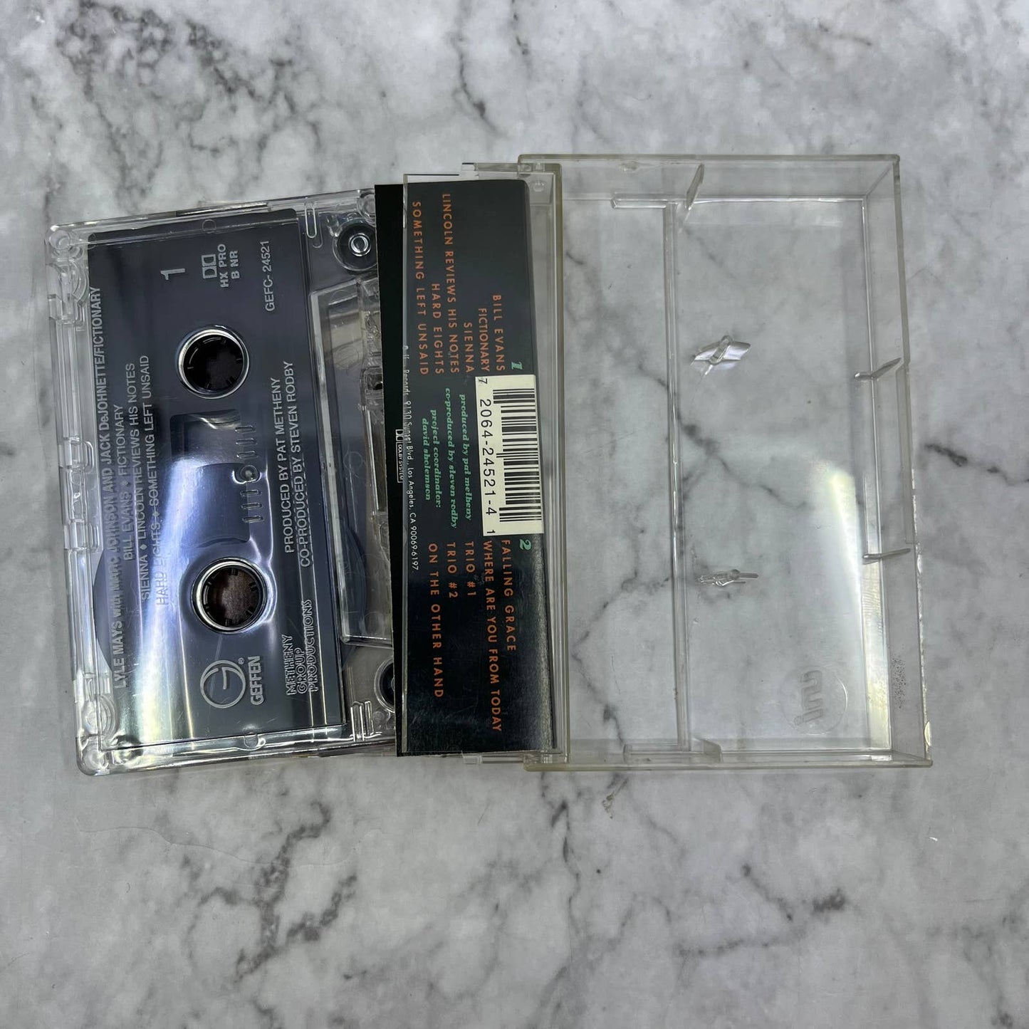 Vintage LYLE MAYS MARC JOHNSON JACK DEJOHNETTE Fictionary Cassette Tape TJ2-7