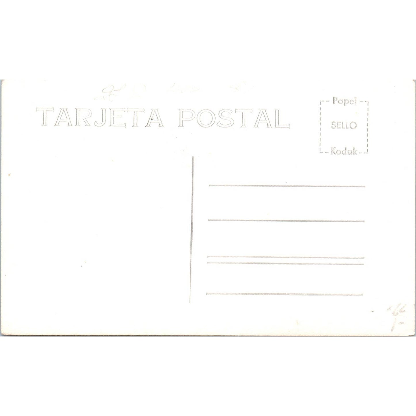 Pyramid of the Sun - Teotihuacán, Mexico RPPC Original Postcard TK1-P12